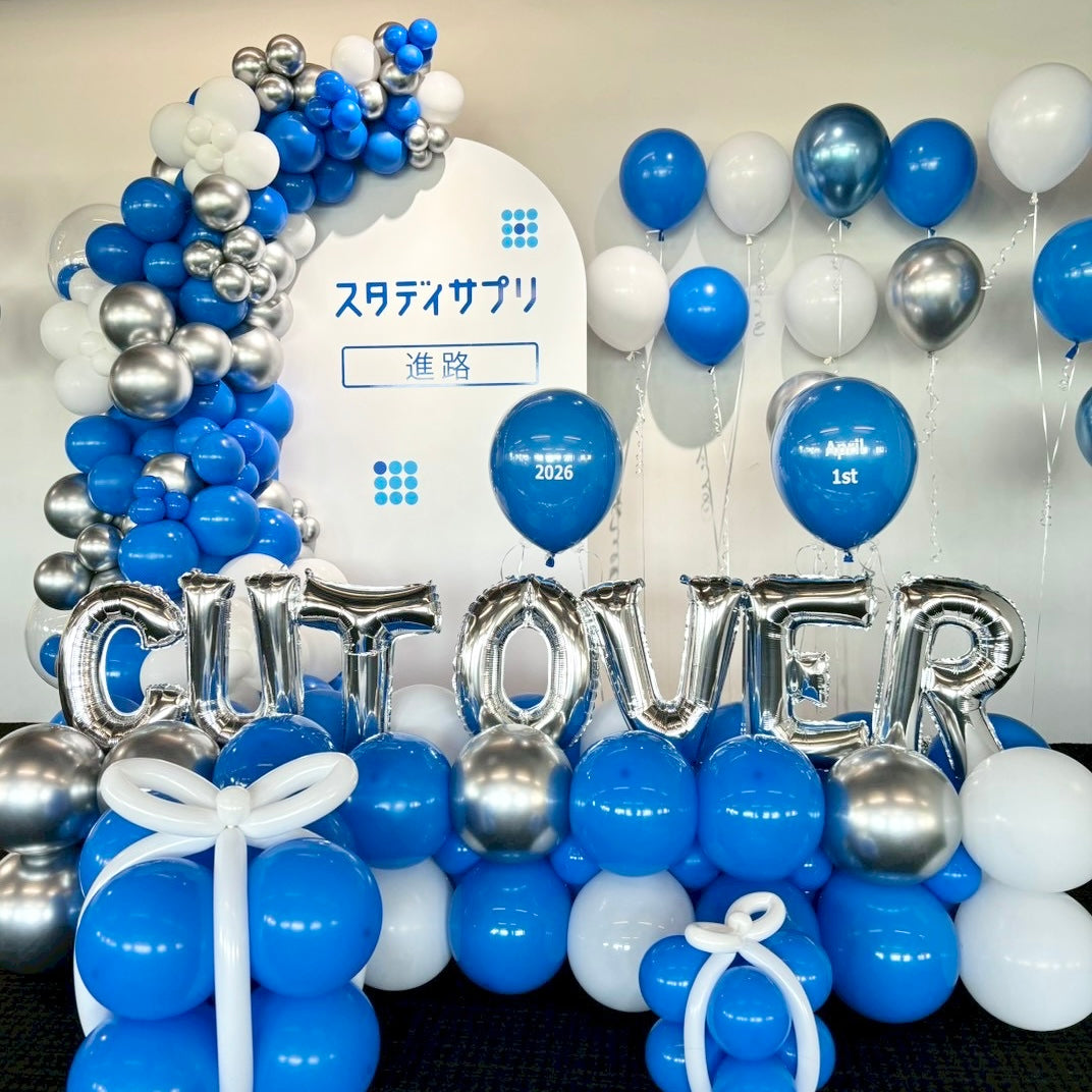 企業イベント装飾事例|コーポレートで彩るスタイリッシュなバルーン空間🫧