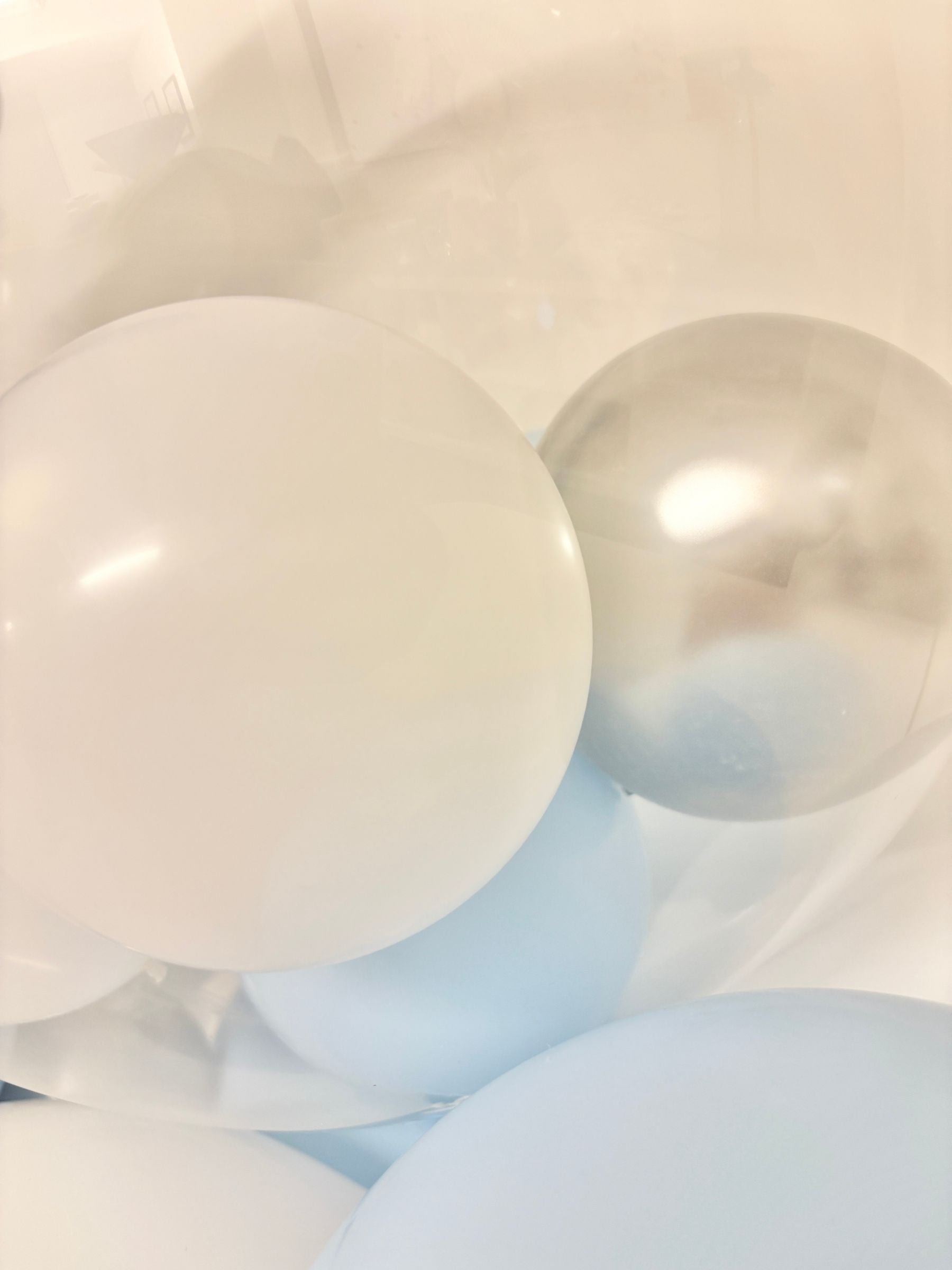 #色_マカロンブルー/ホワイト