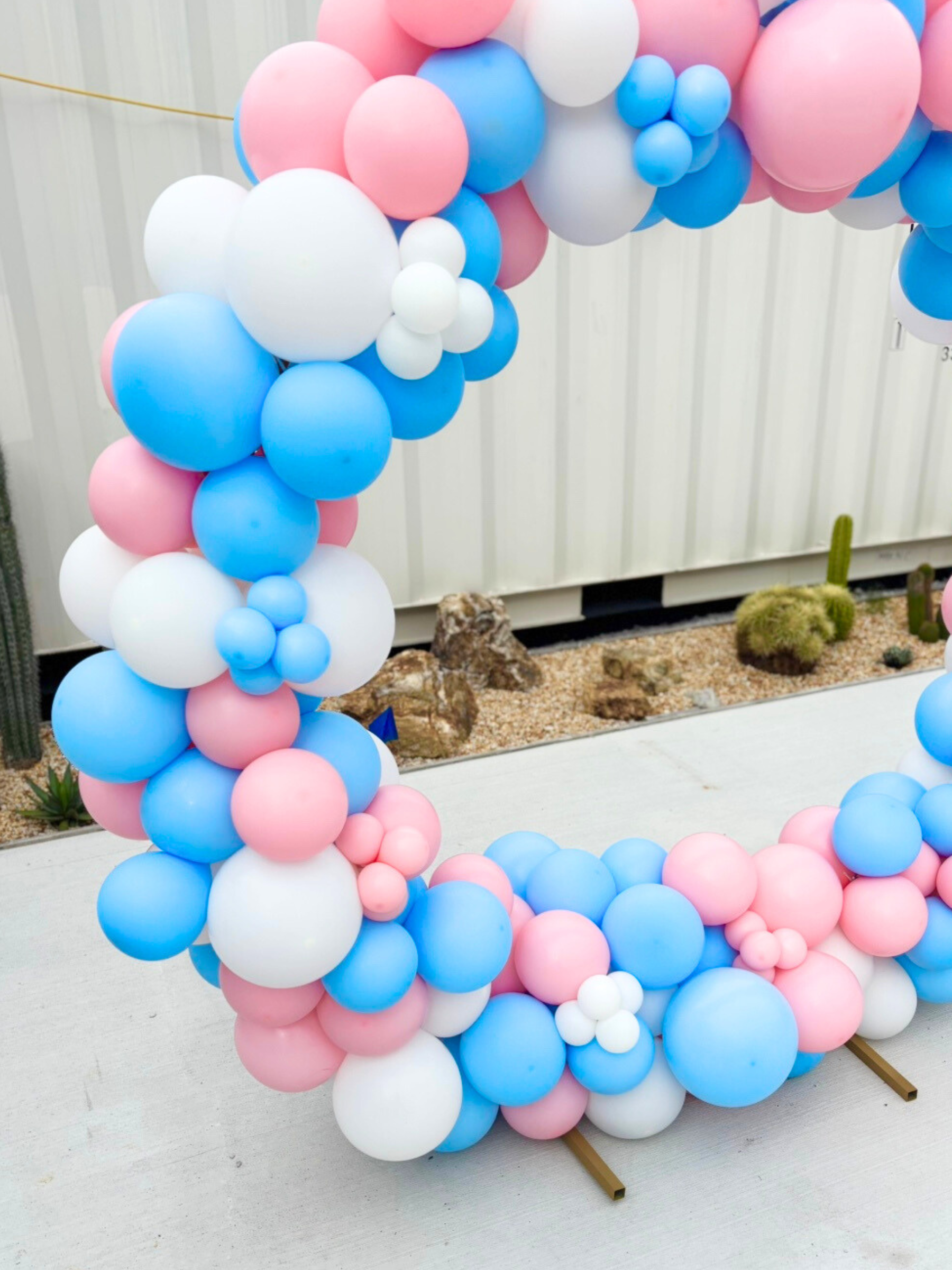 リングバルーン(ピンク/ブルー)