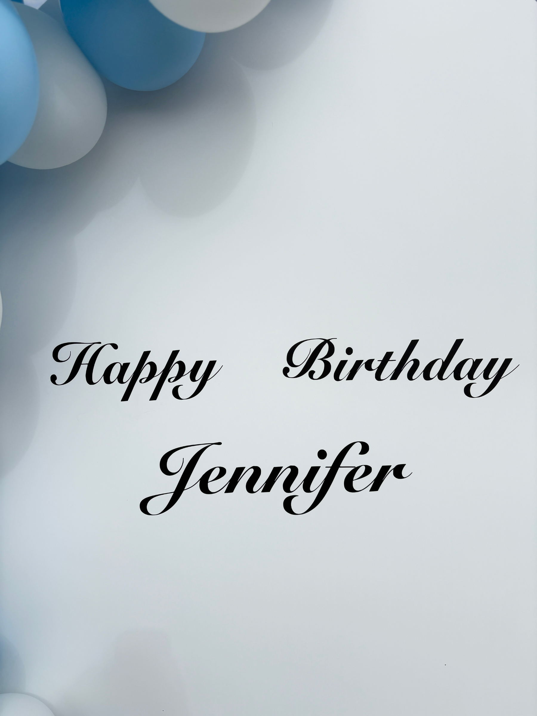 バックドロップ+バルーンガーランド (マカロンブルー)