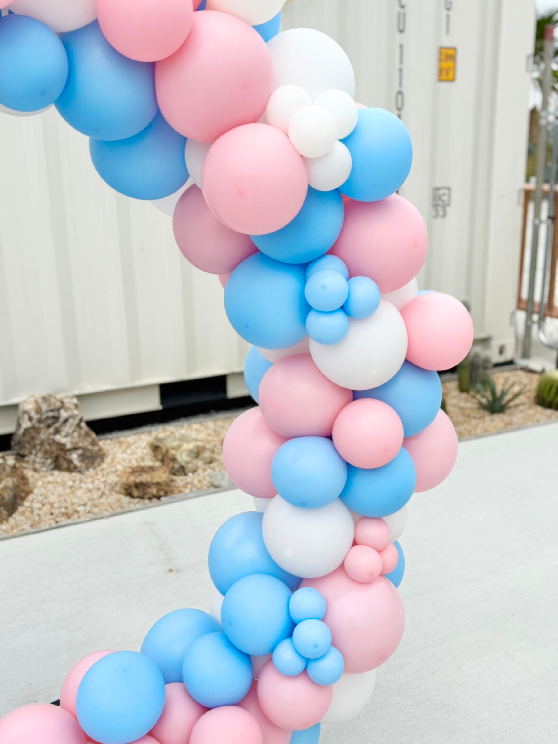 リングバルーン(ピンク/ブルー)