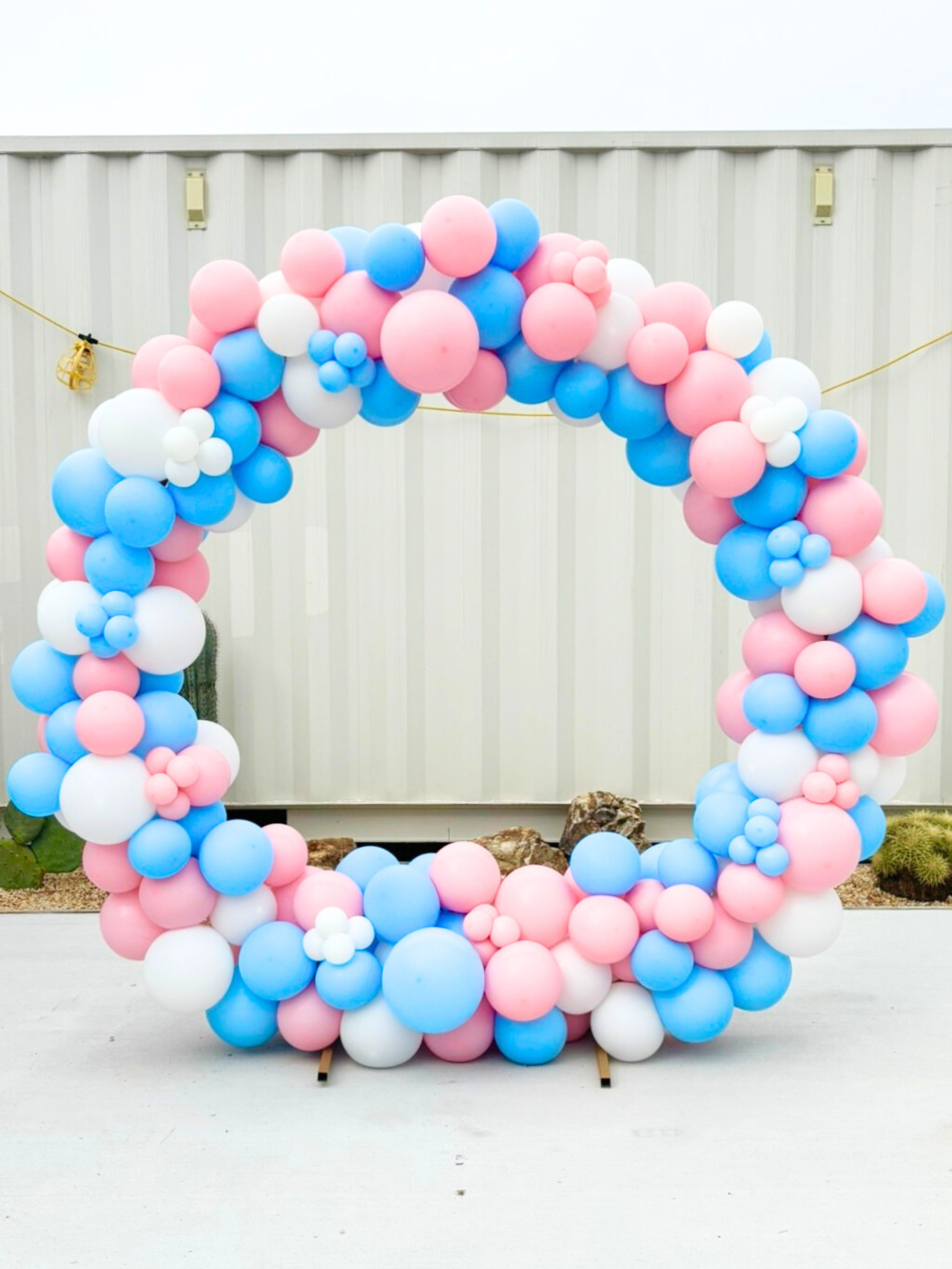 リングバルーン(ピンク/ブルー)