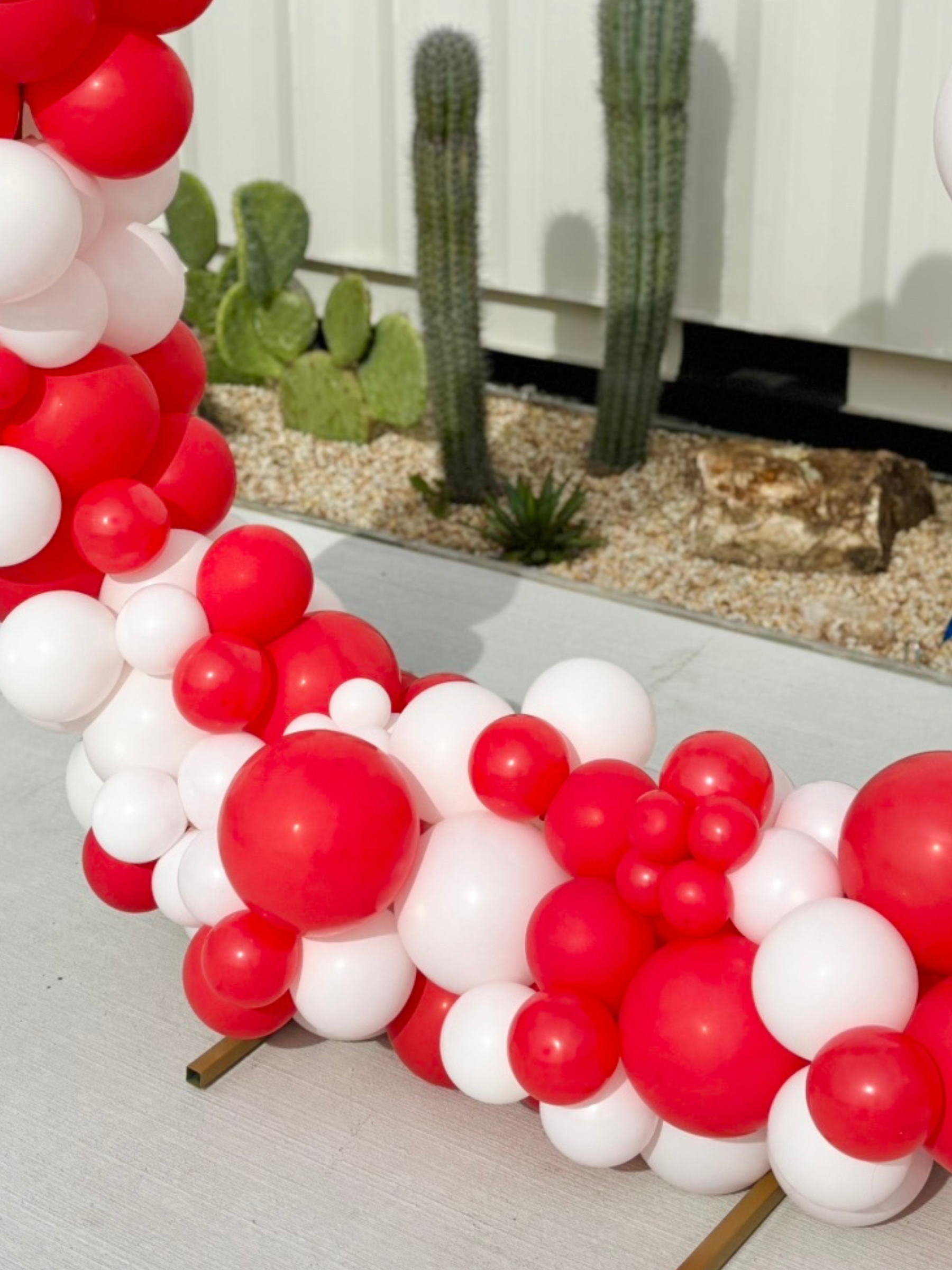 リングバルーン(レッド/ホワイト)