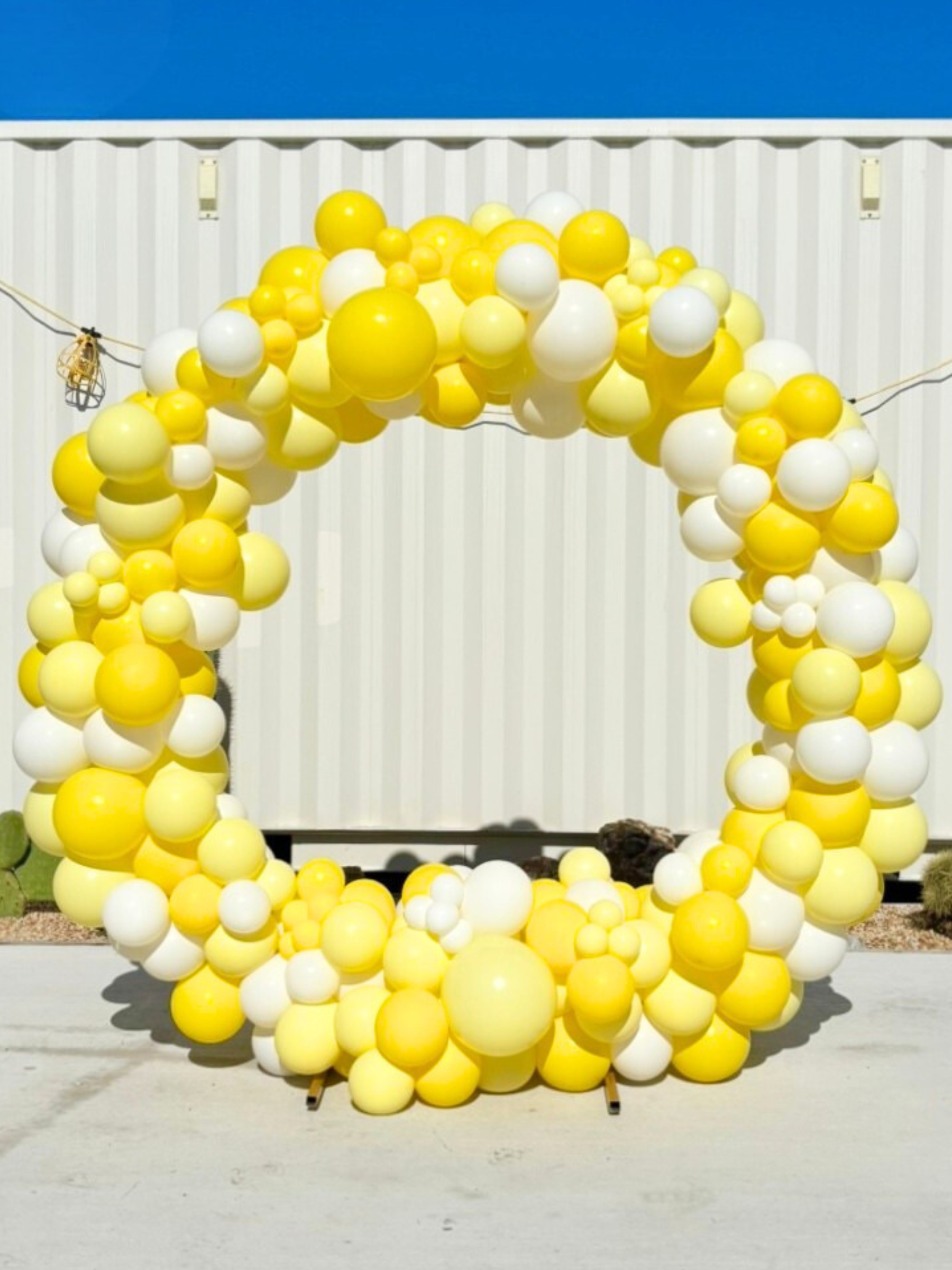 リングバルーン(マカロンイエロー)