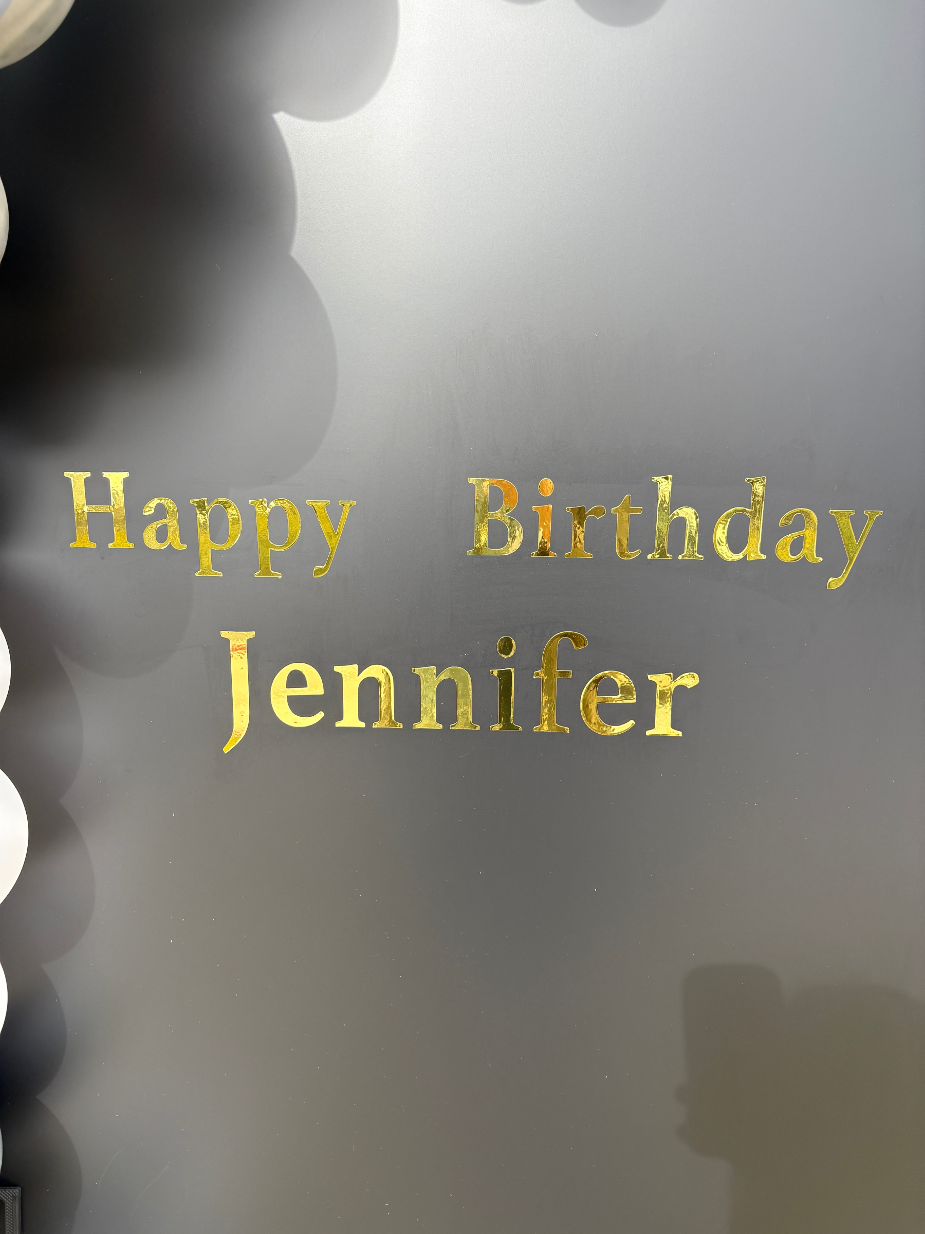 バックドロップ+バルーンガーランド (ゴールド/ホワイト)