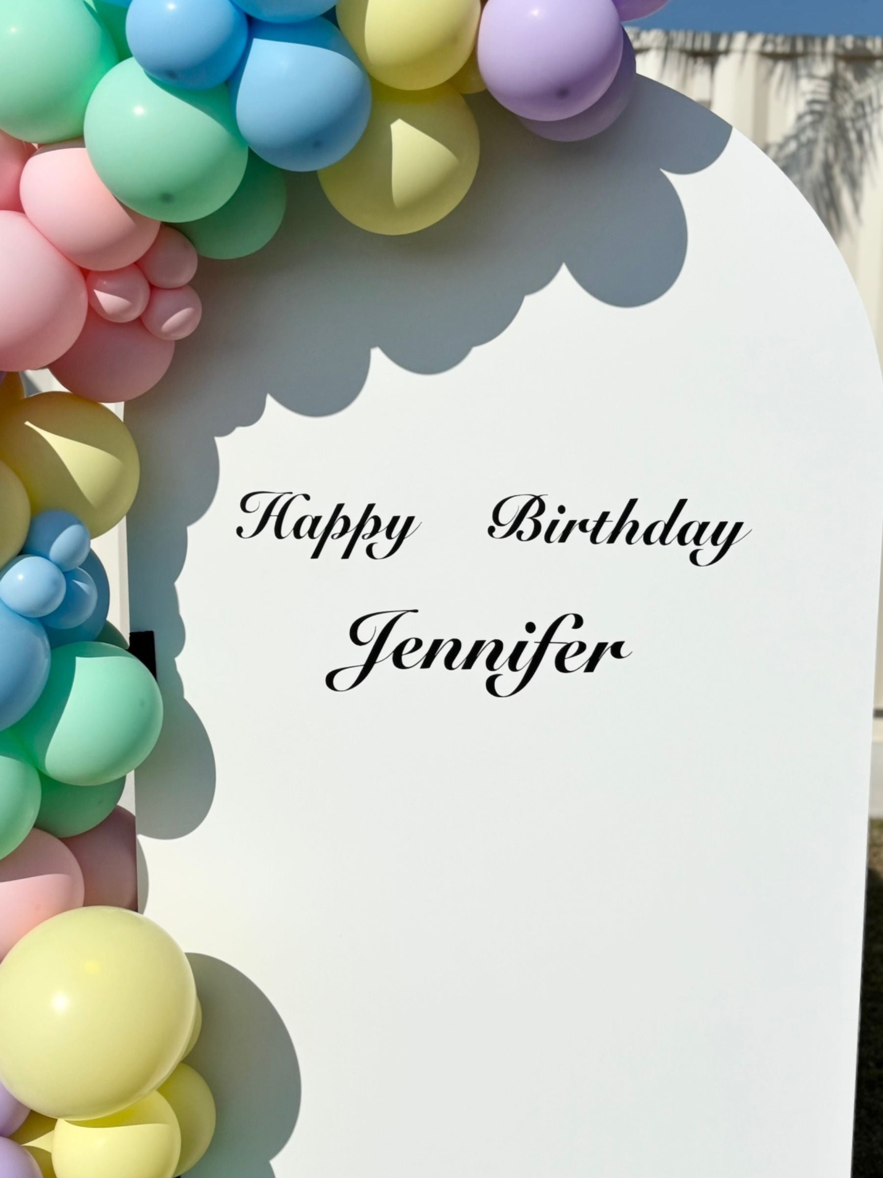 バックドロップ+バルーンガーランド (パステル)