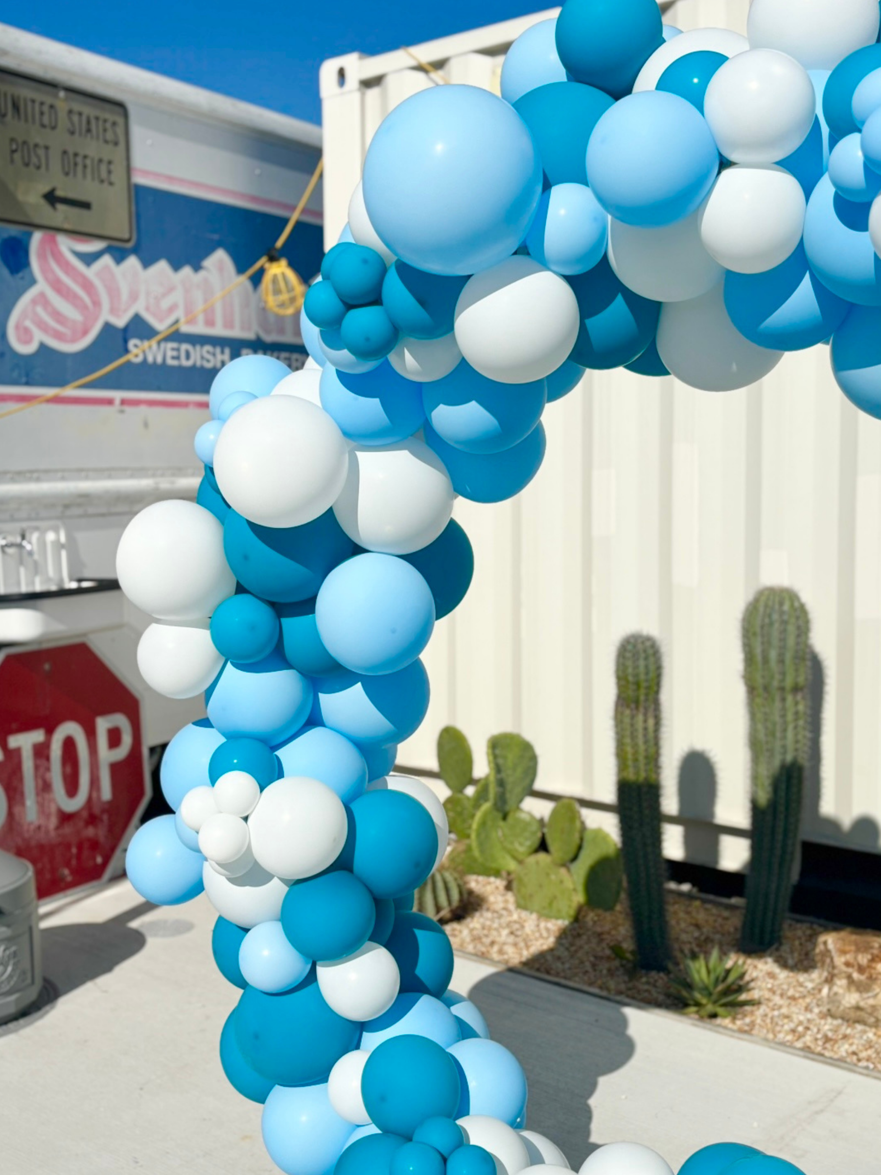 リングバルーン(マカロンブルー)