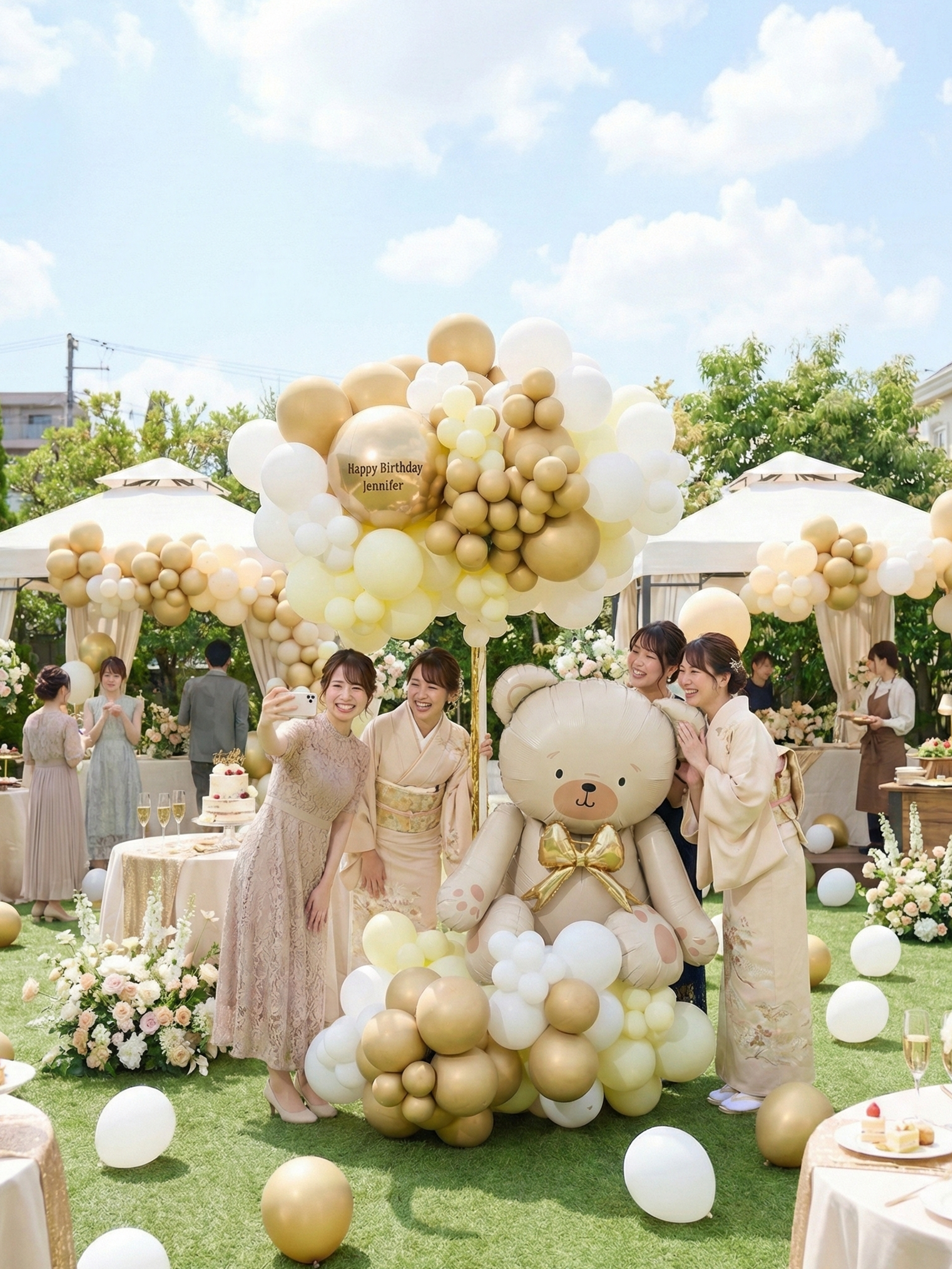 ベアーオブジェ (ミルク&ハニー)