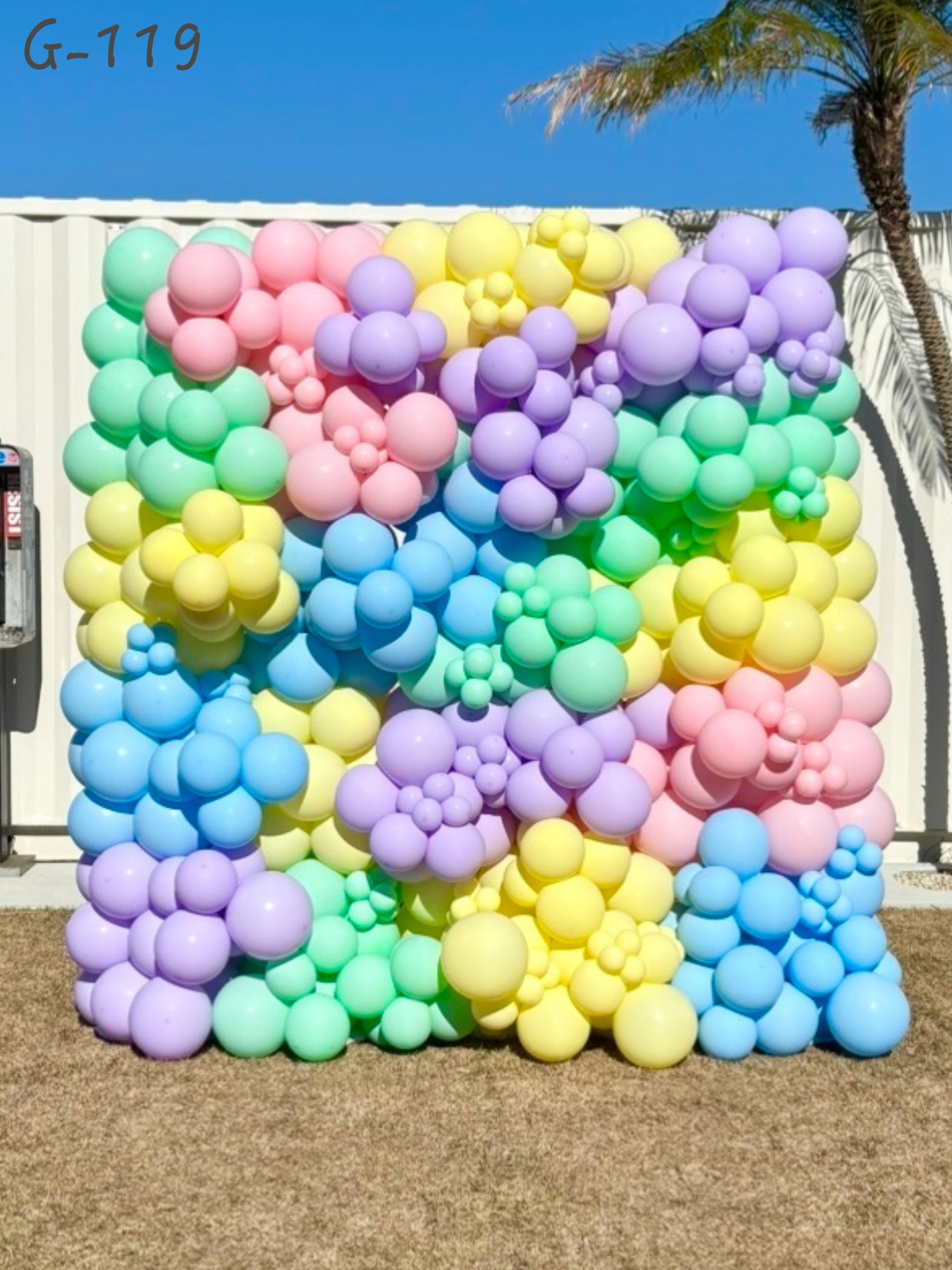 バルーンウォールデコ (パステル)