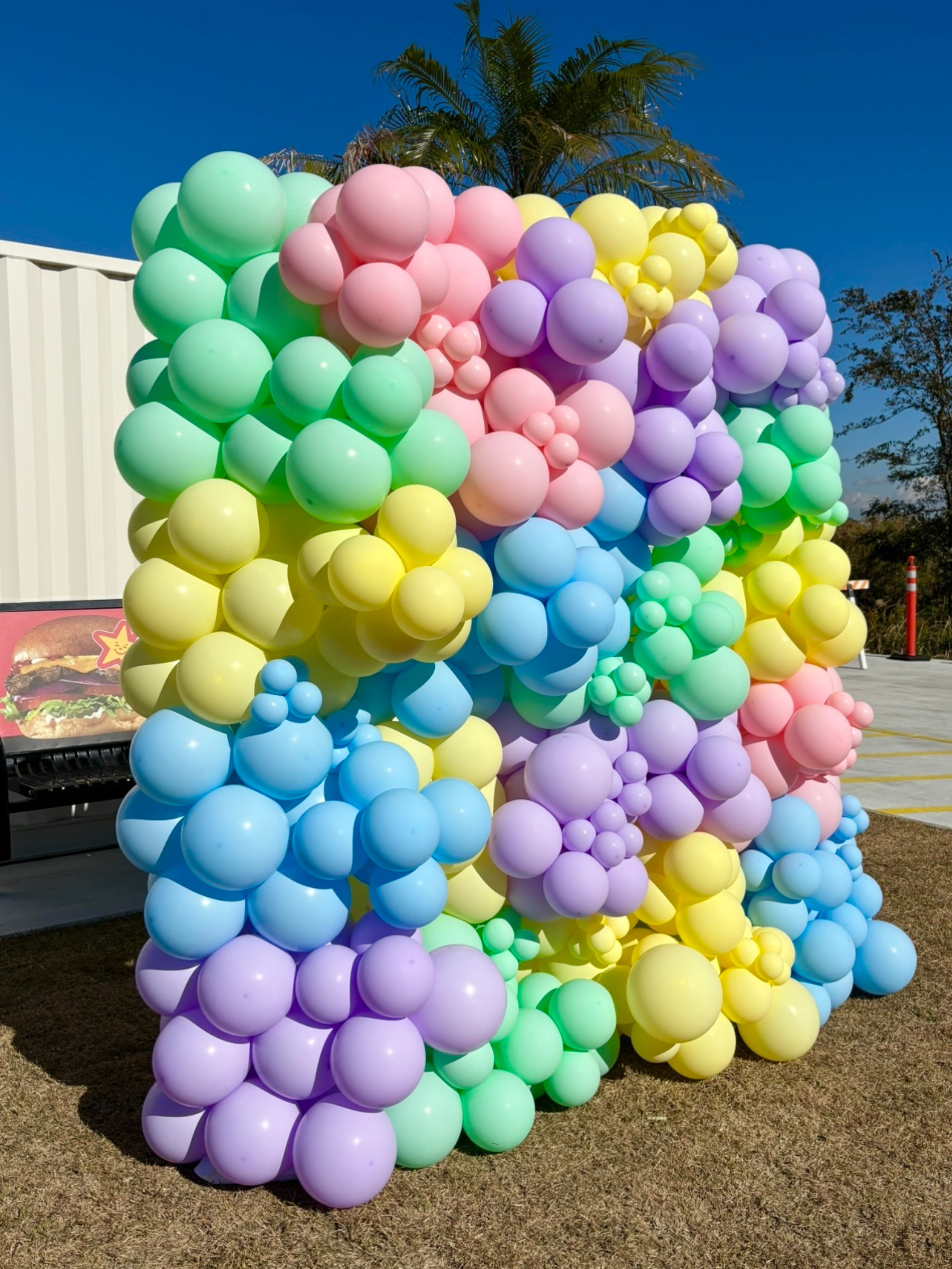 バルーンウォールデコ (パステル)