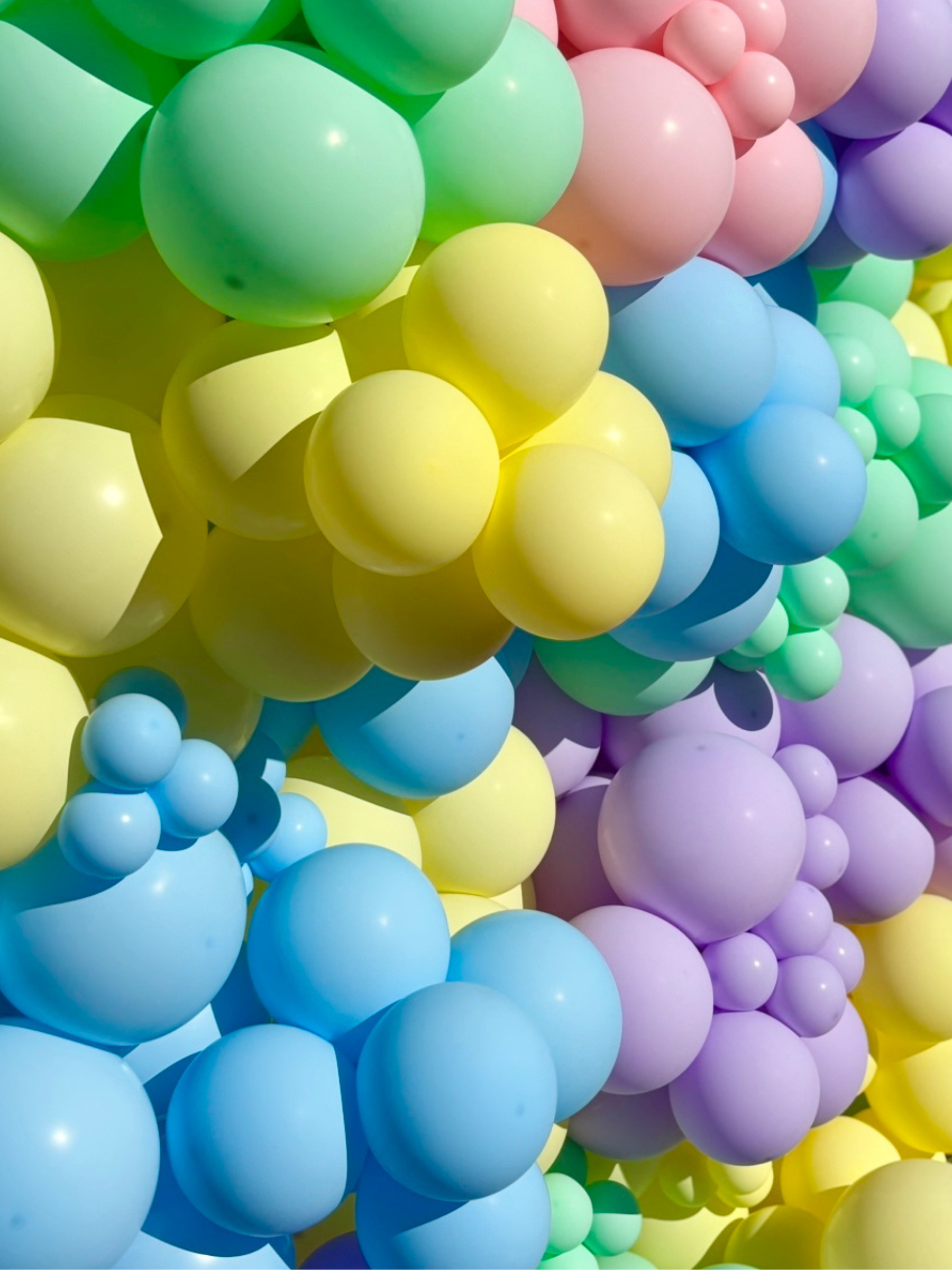 バルーンウォールデコ (パステル)