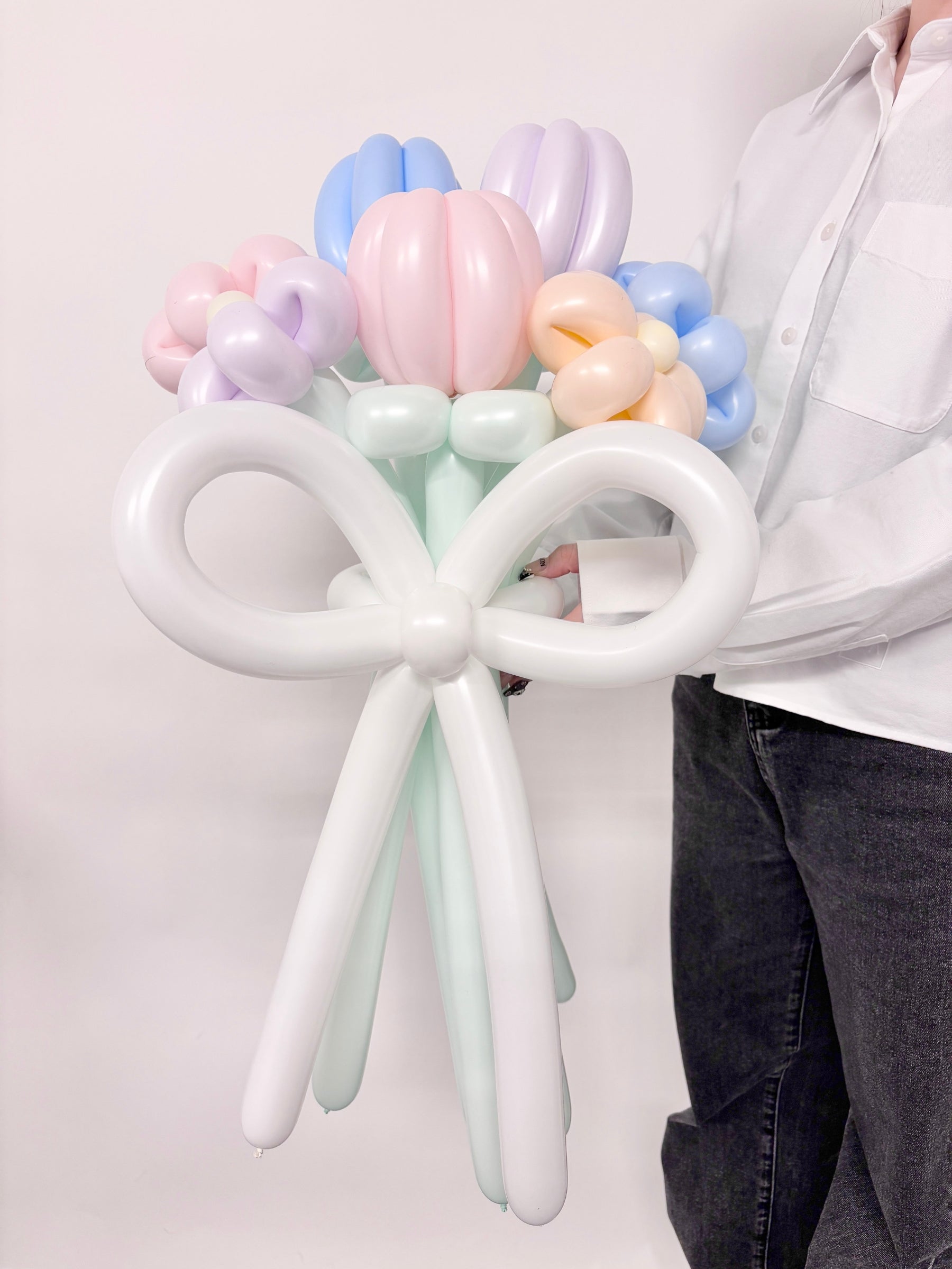 花束ブーケ(6輪花×チューリップ)