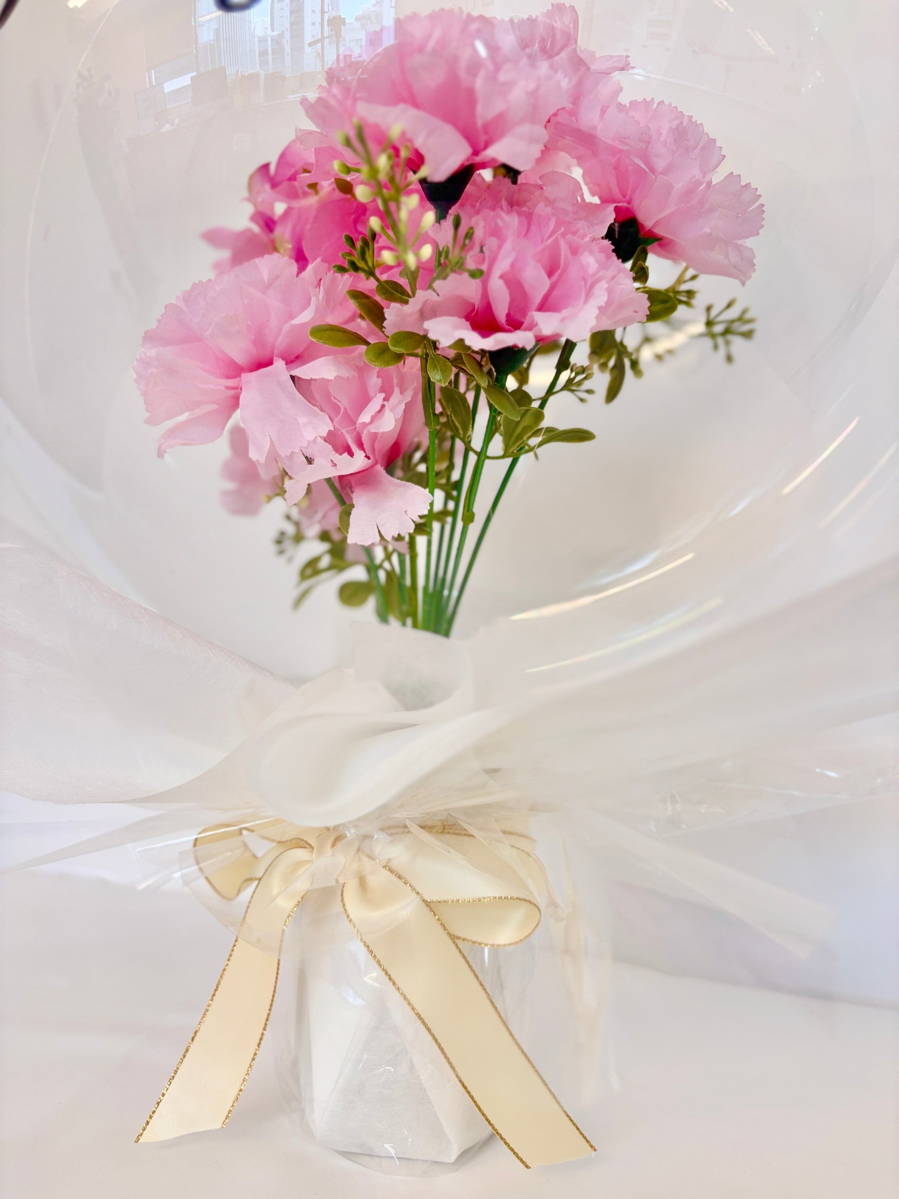 花入りブーケ(ピンク)