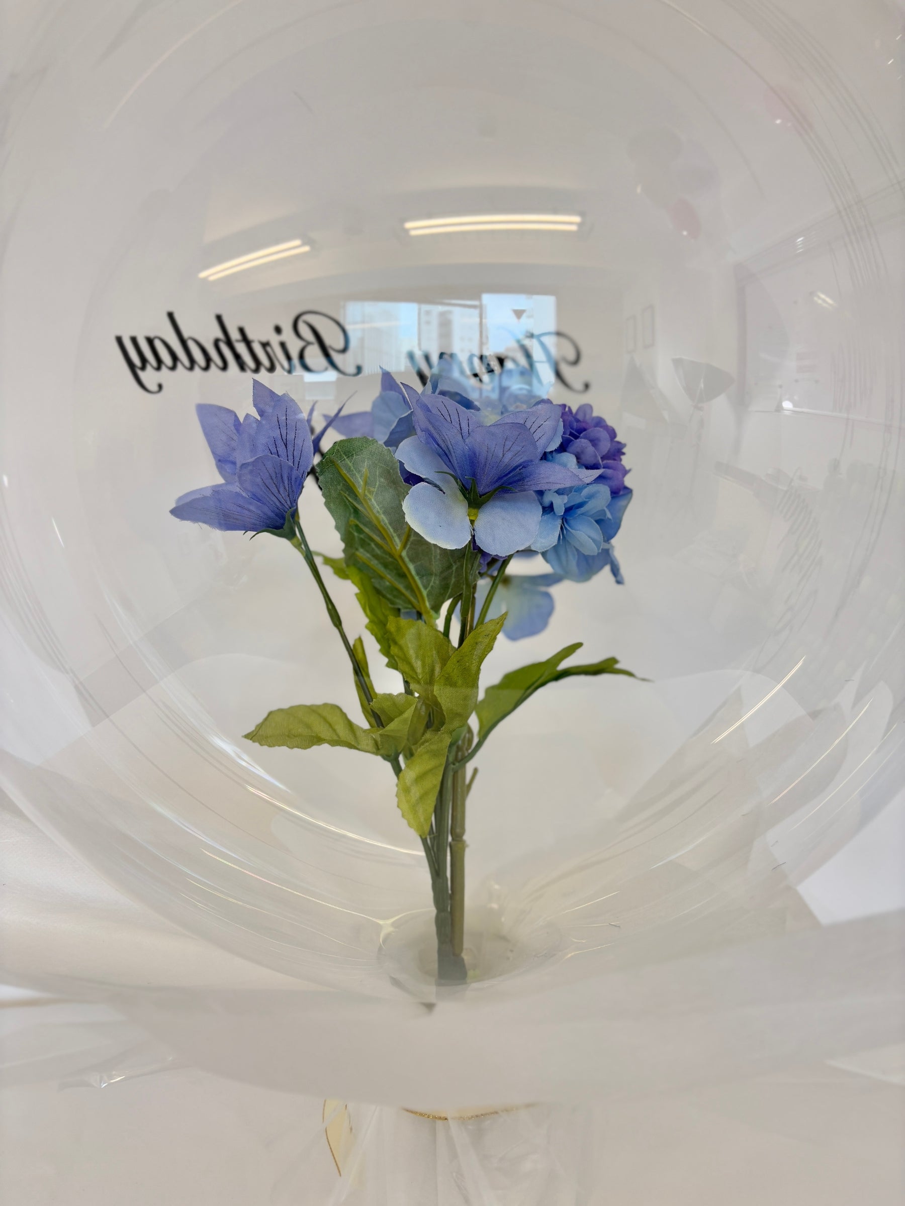 花入りブーケ(ブルー)