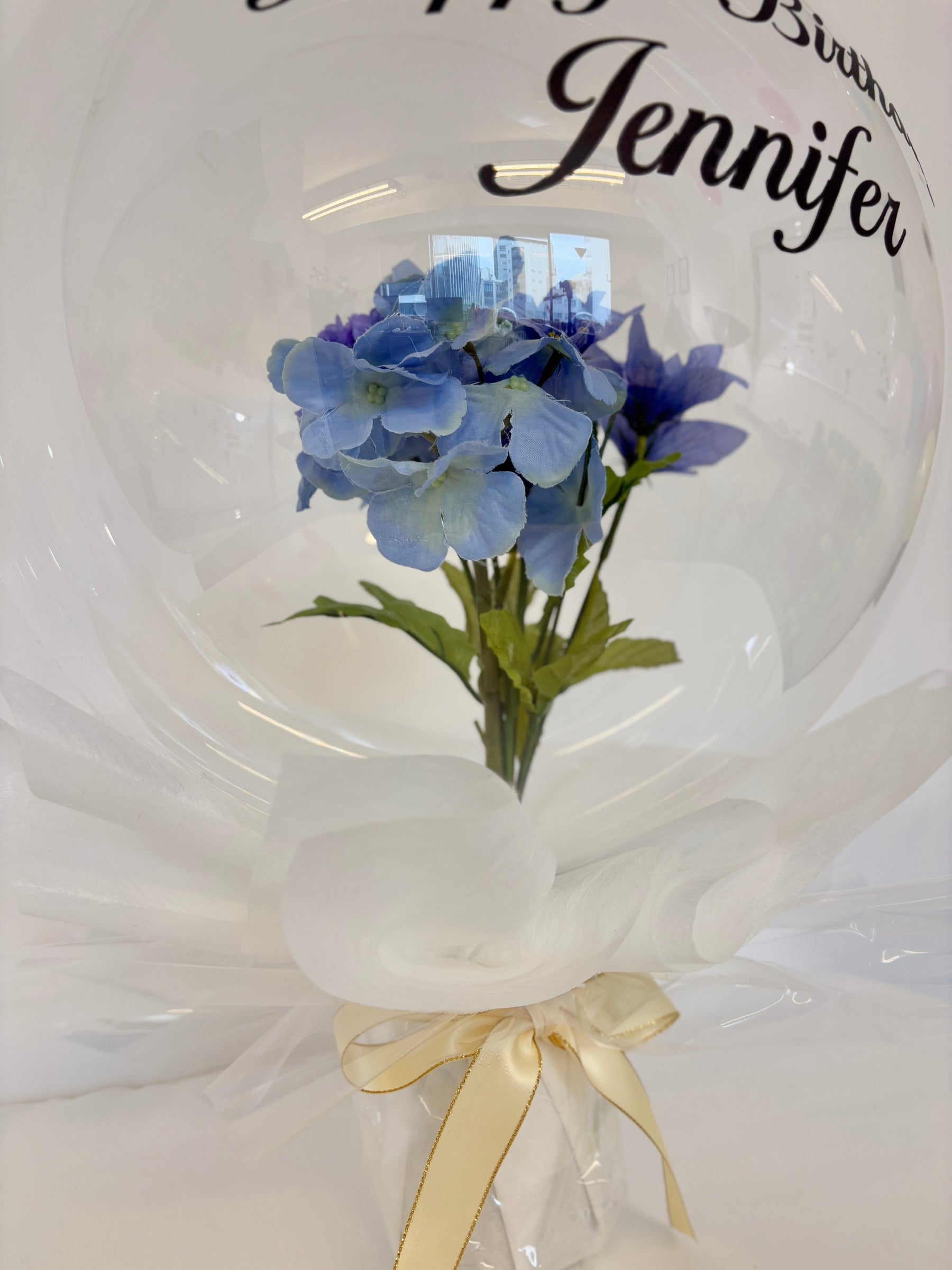 花入りブーケ(ブルー)