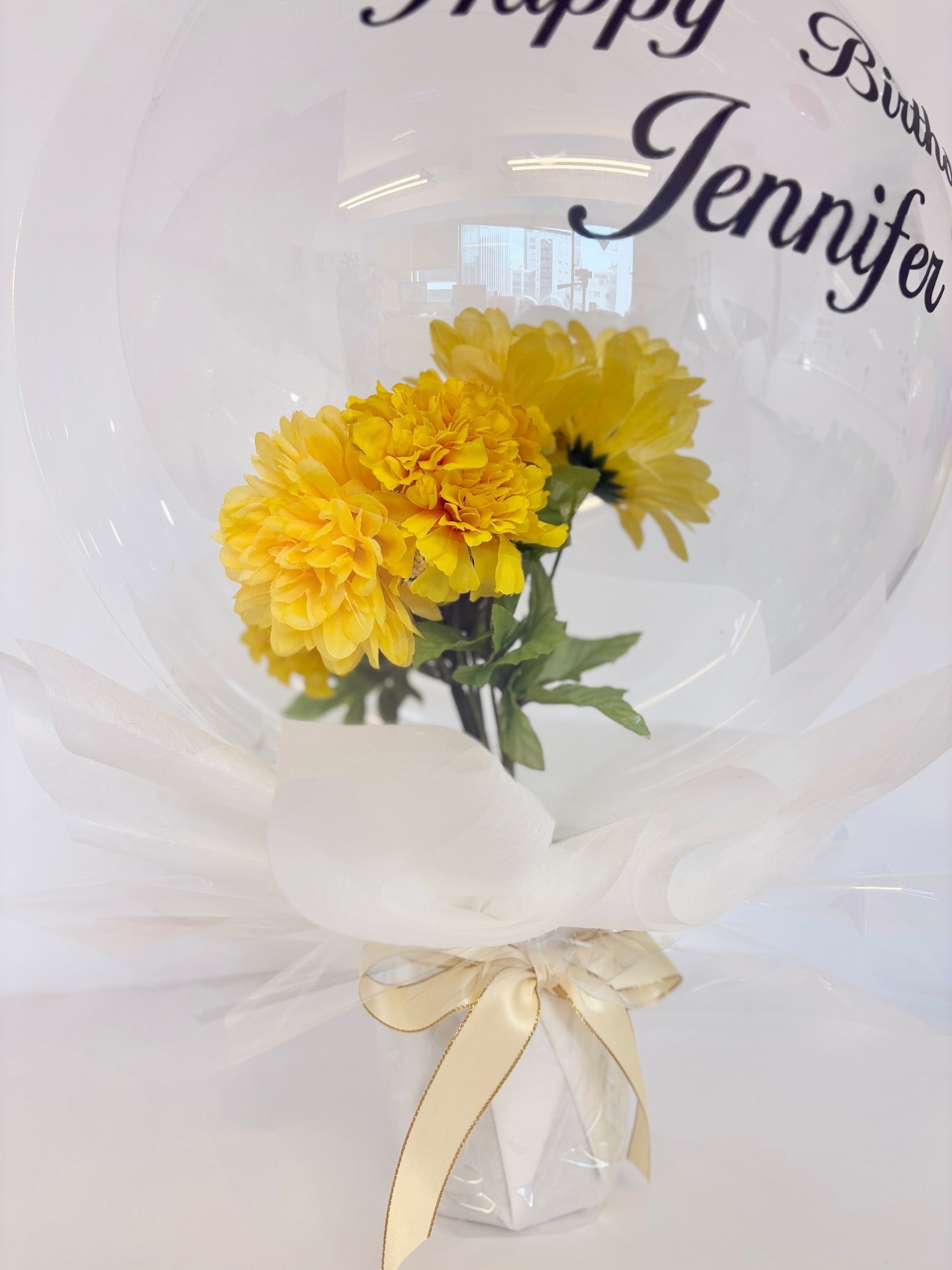 花入りブーケ(イエロー)