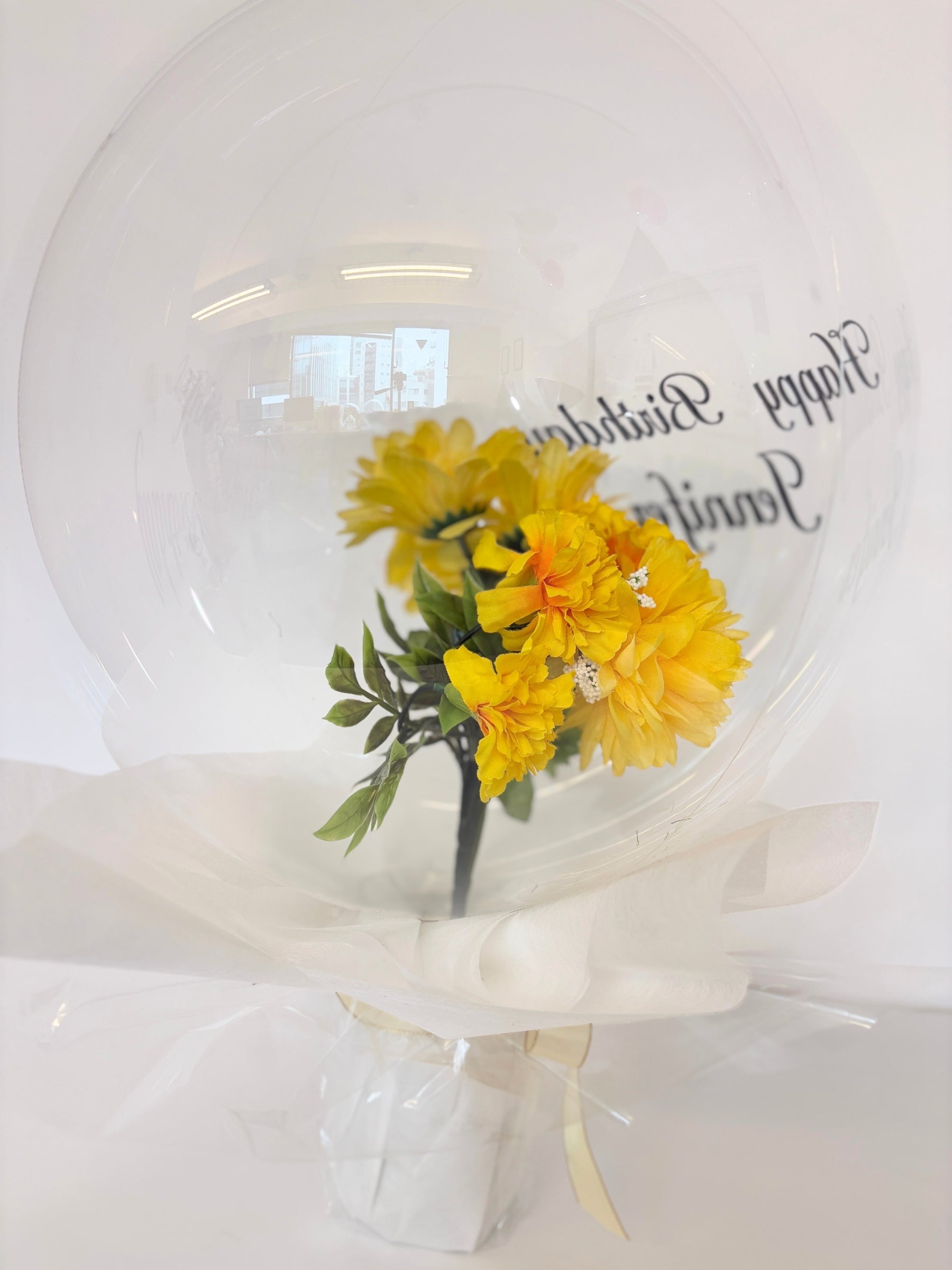 花入りブーケ(イエロー)