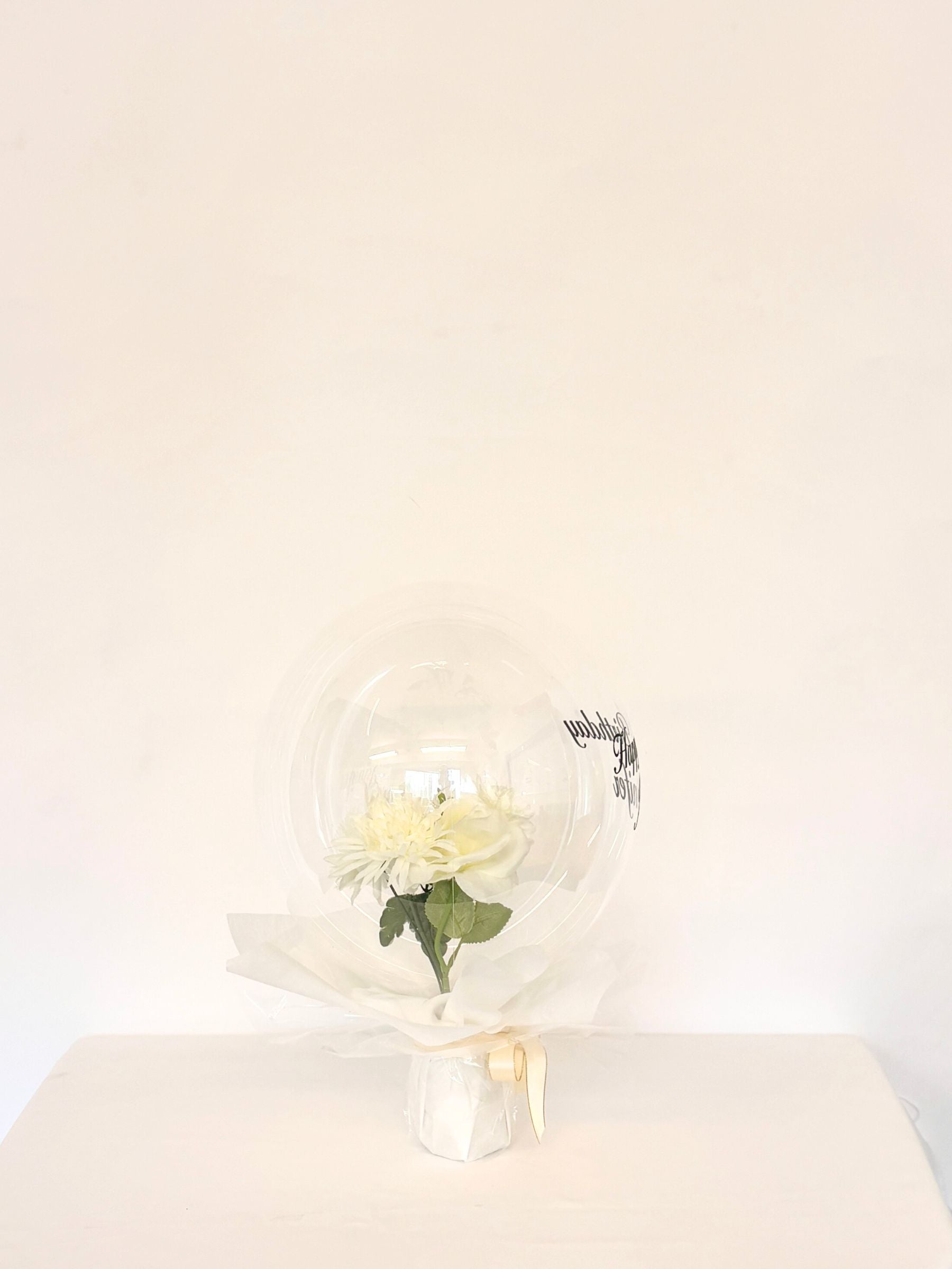 花入りブーケ(ホワイト)