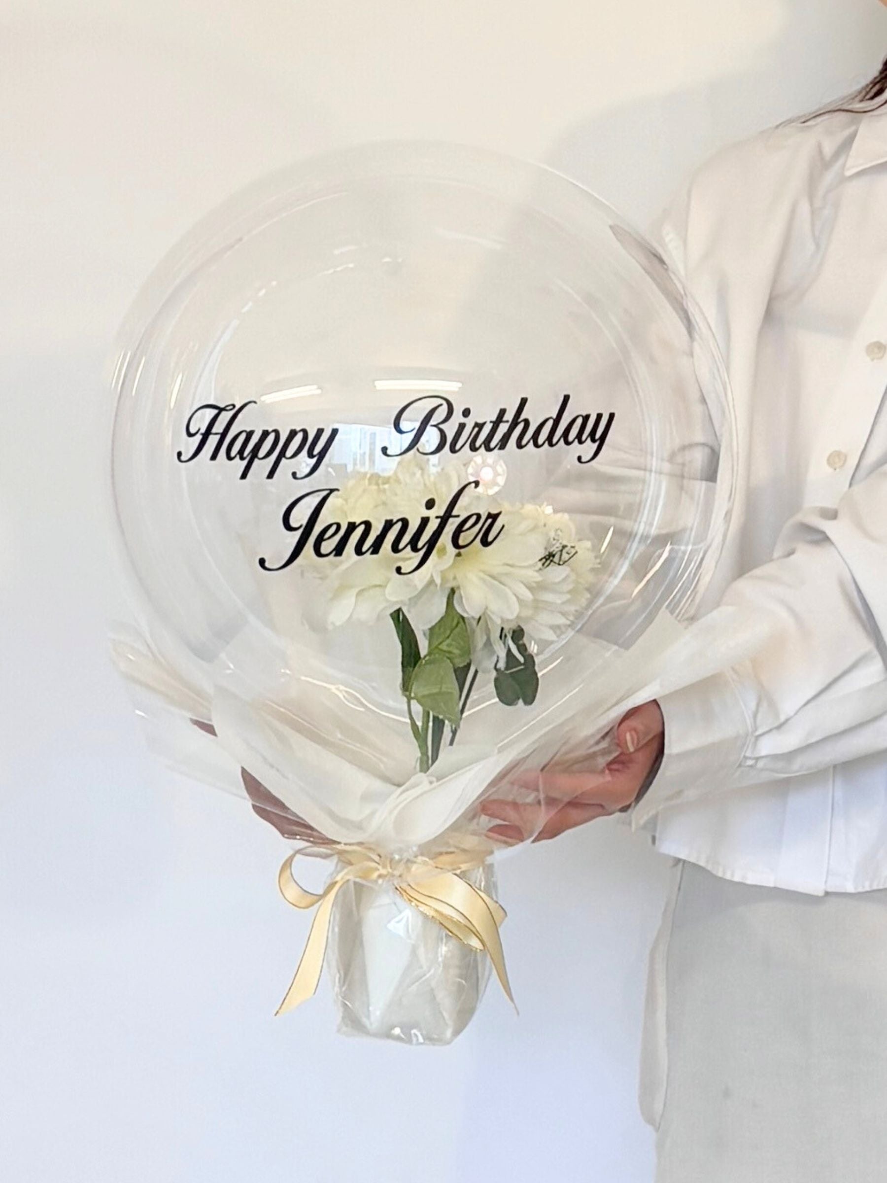 花入りブーケ(ホワイト)