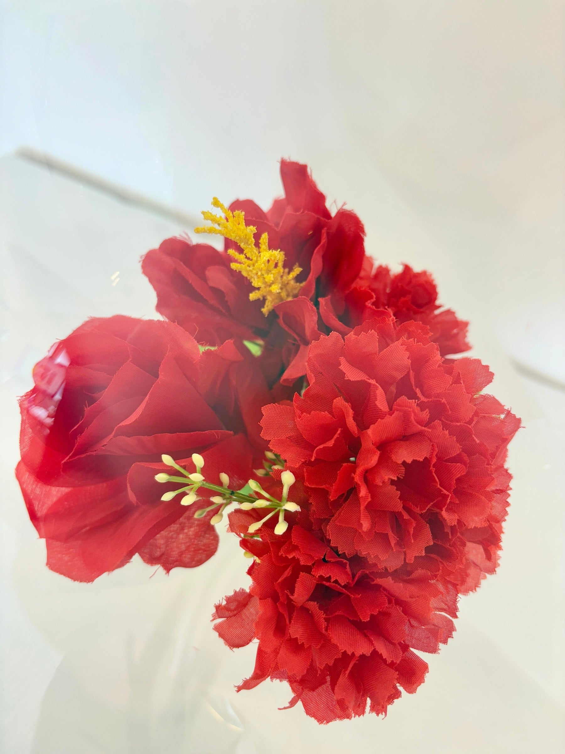 花入りブーケ(レッド)