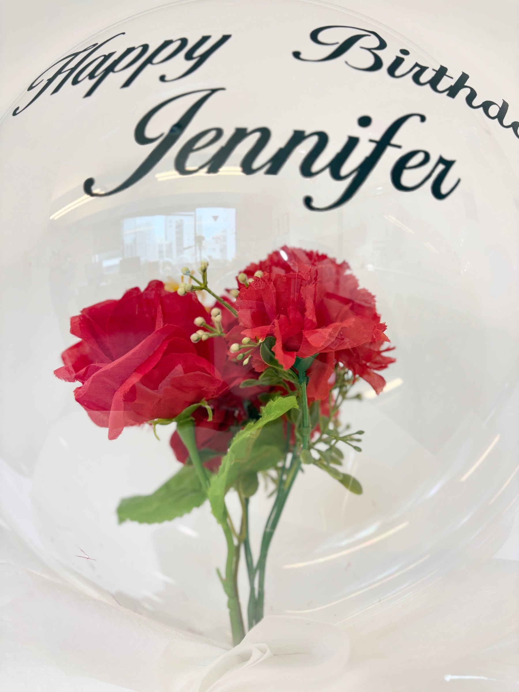 花入りブーケ(レッド)