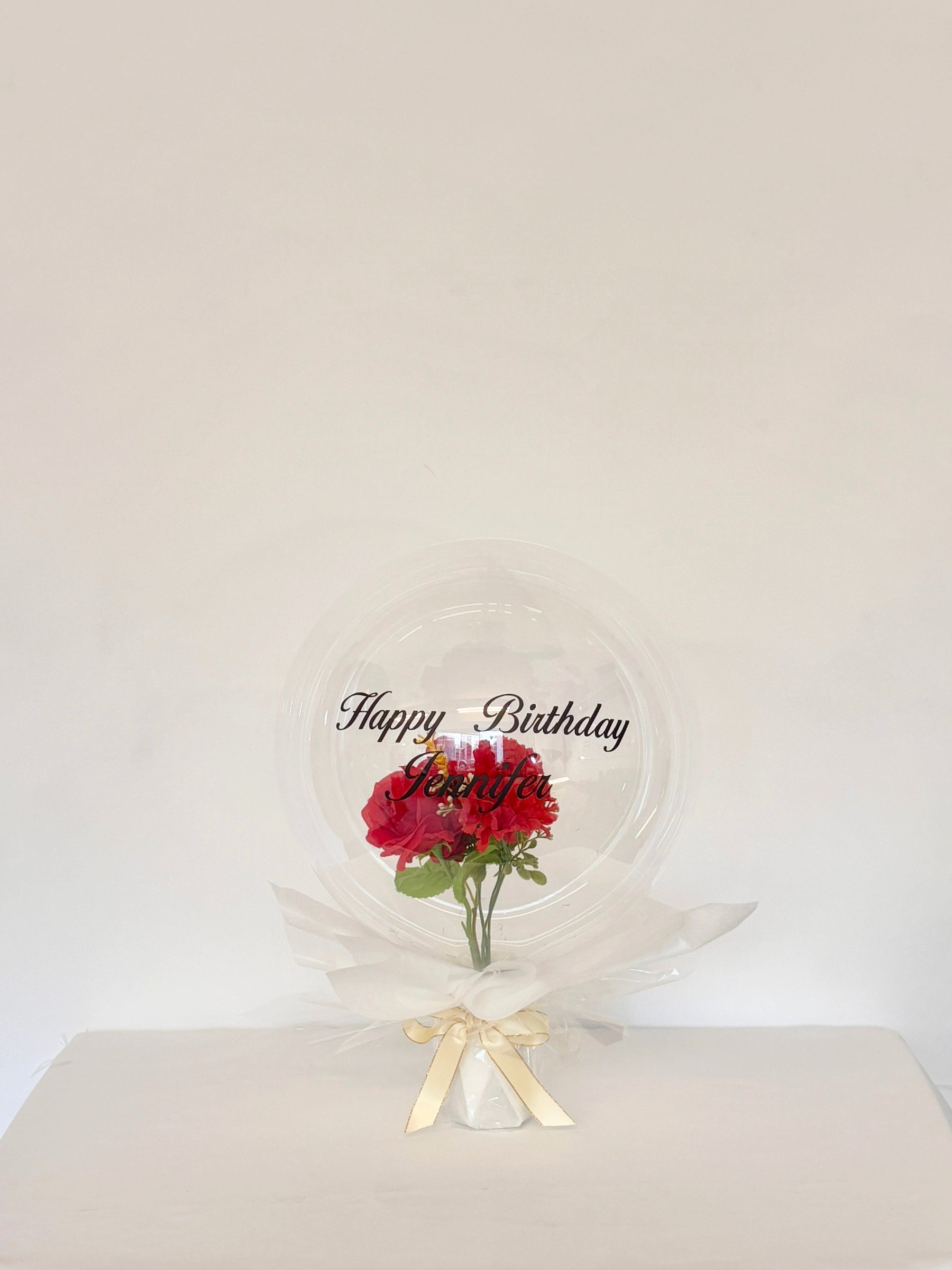 花入りブーケ(レッド)