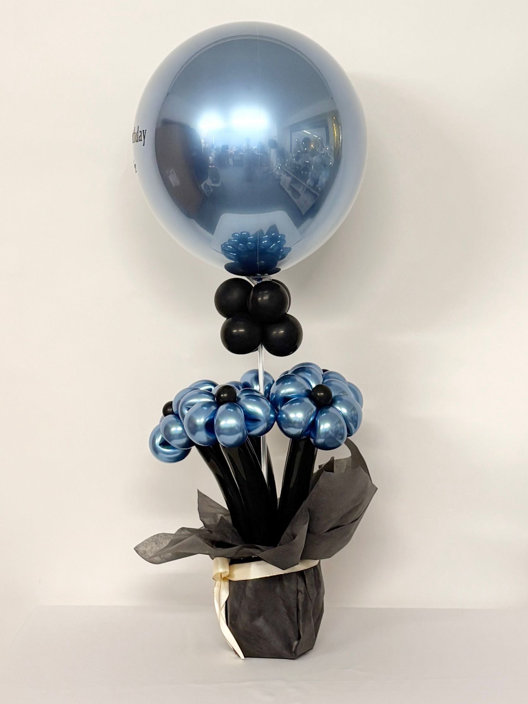 フラワープラネット(ミラーブルー)