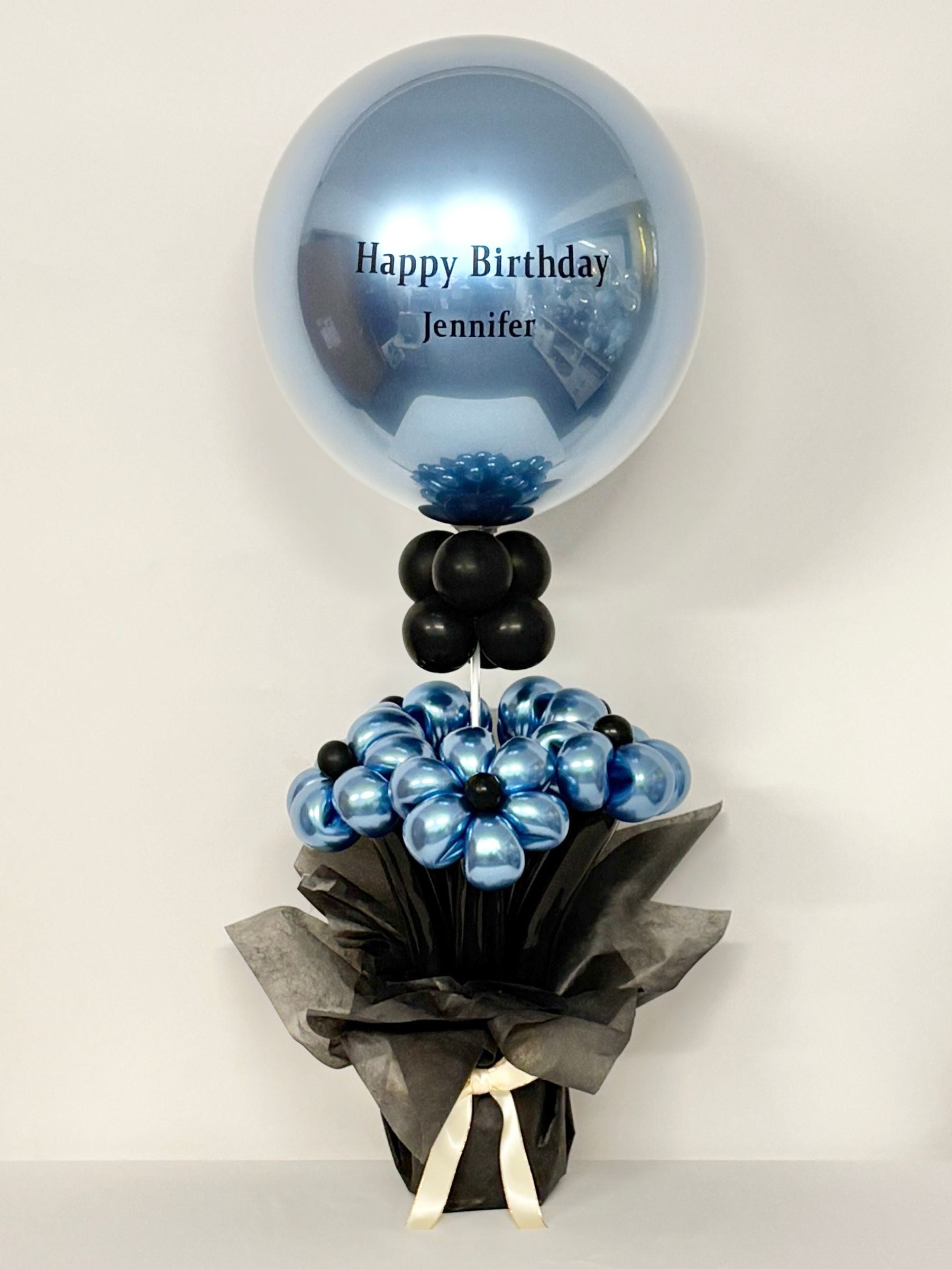 フラワープラネット(ミラーブルー)