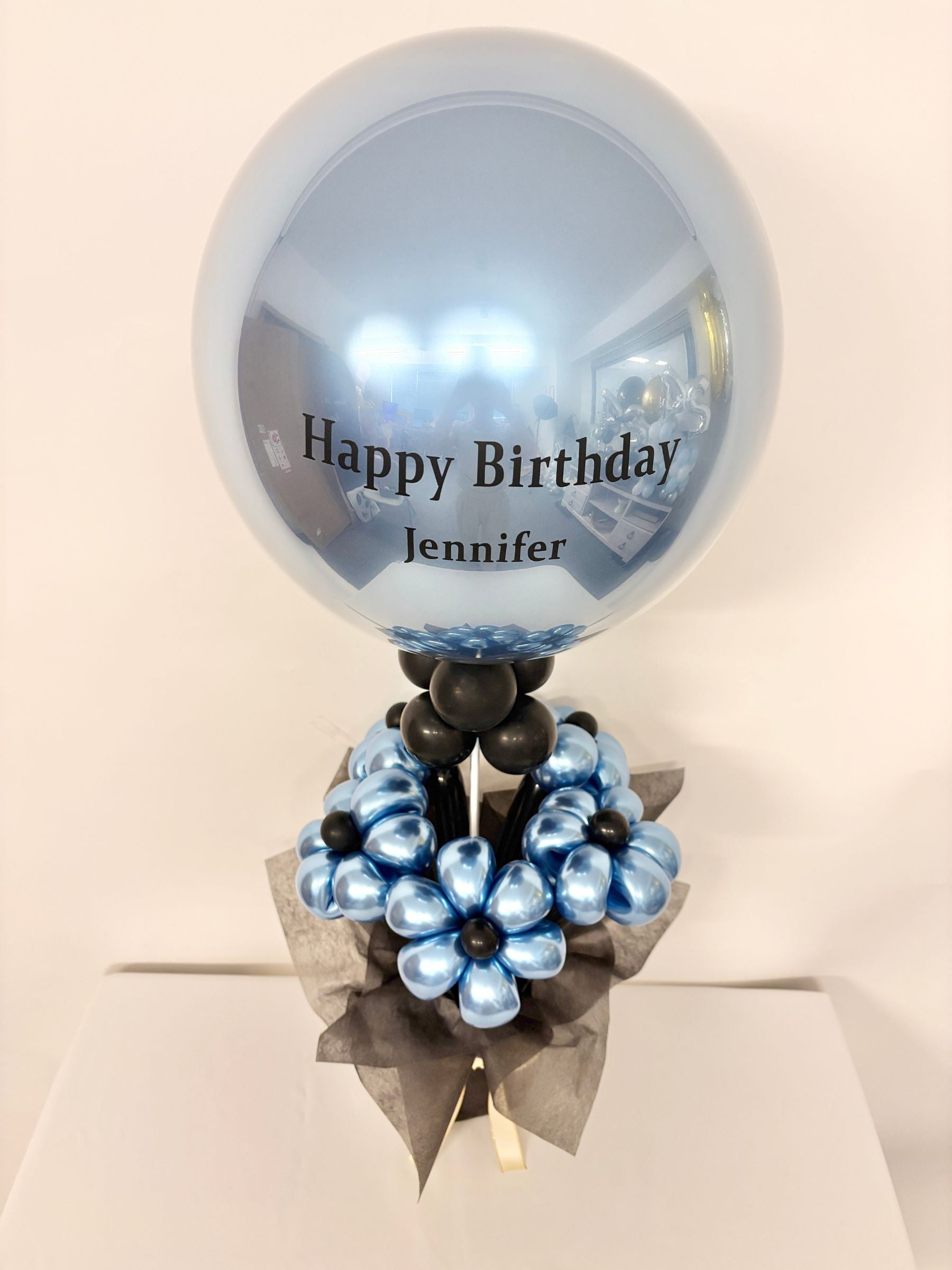 フラワープラネット(ミラーブルー)