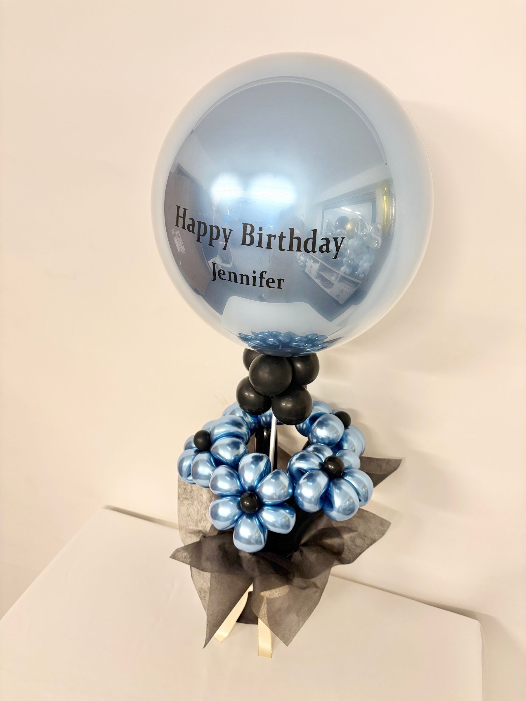 フラワープラネット(ミラーブルー)