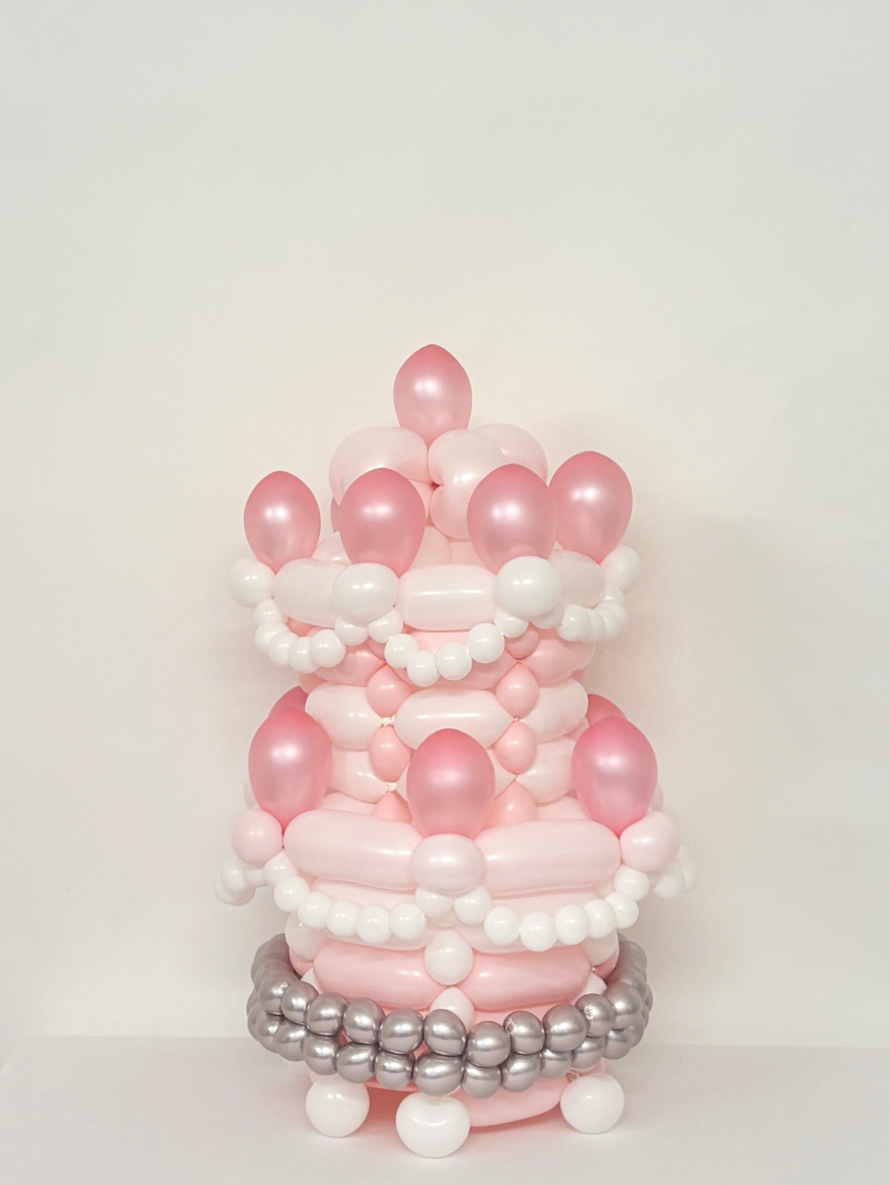 キャンドルタワーケーキ (マカロンピンク)