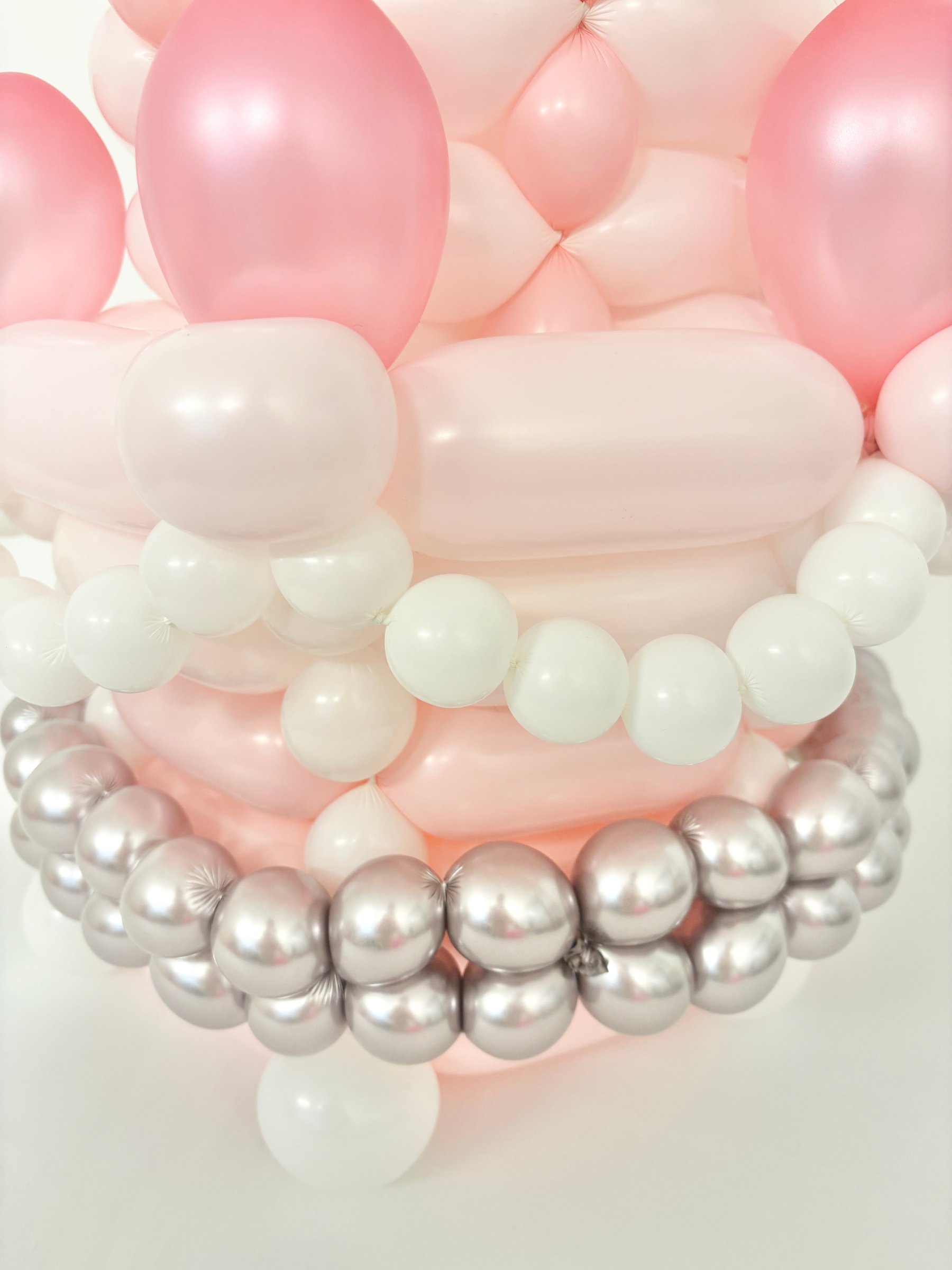 キャンドルタワーケーキ (マカロンピンク)