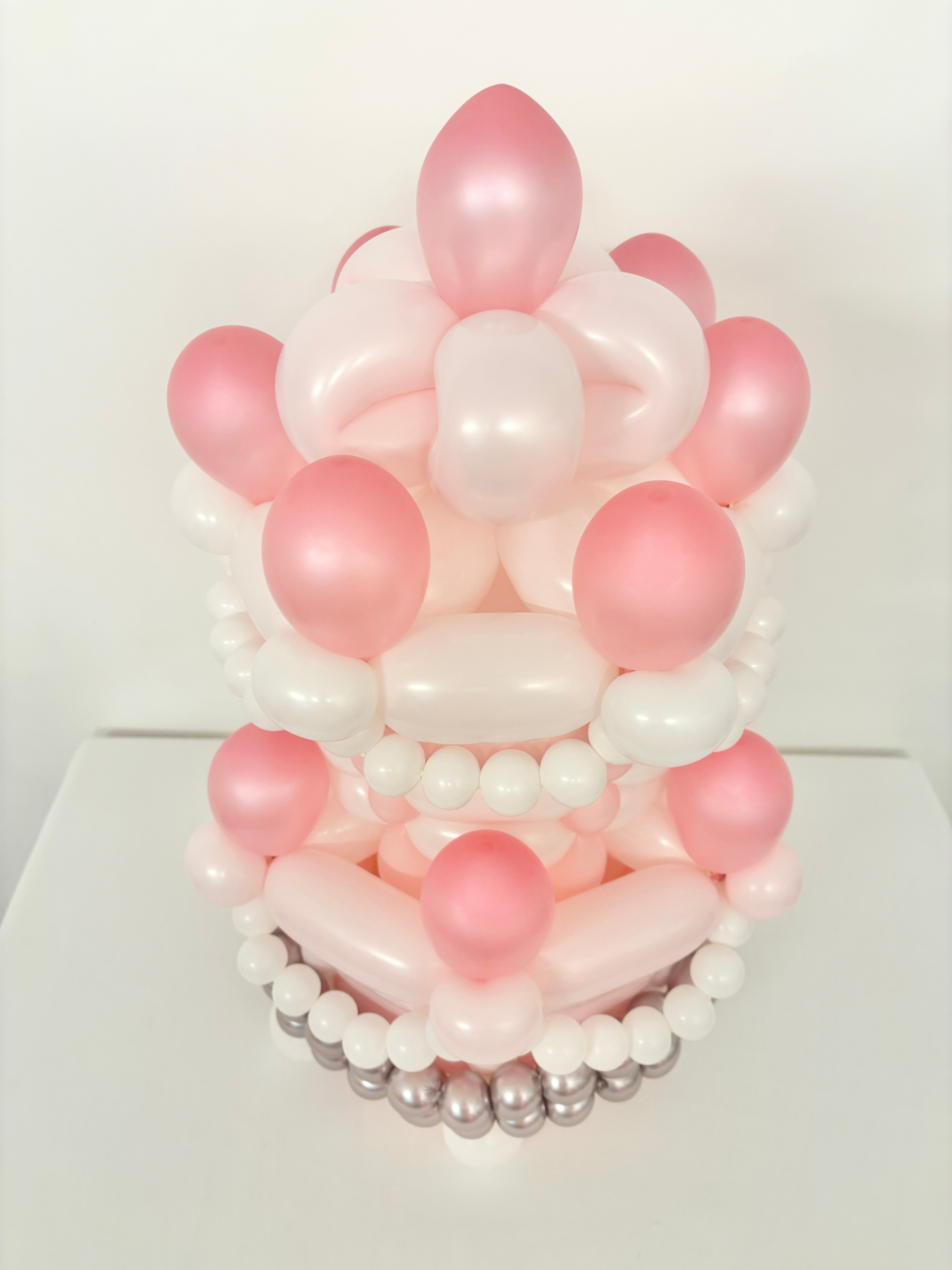 キャンドルタワーケーキ (マカロンピンク)