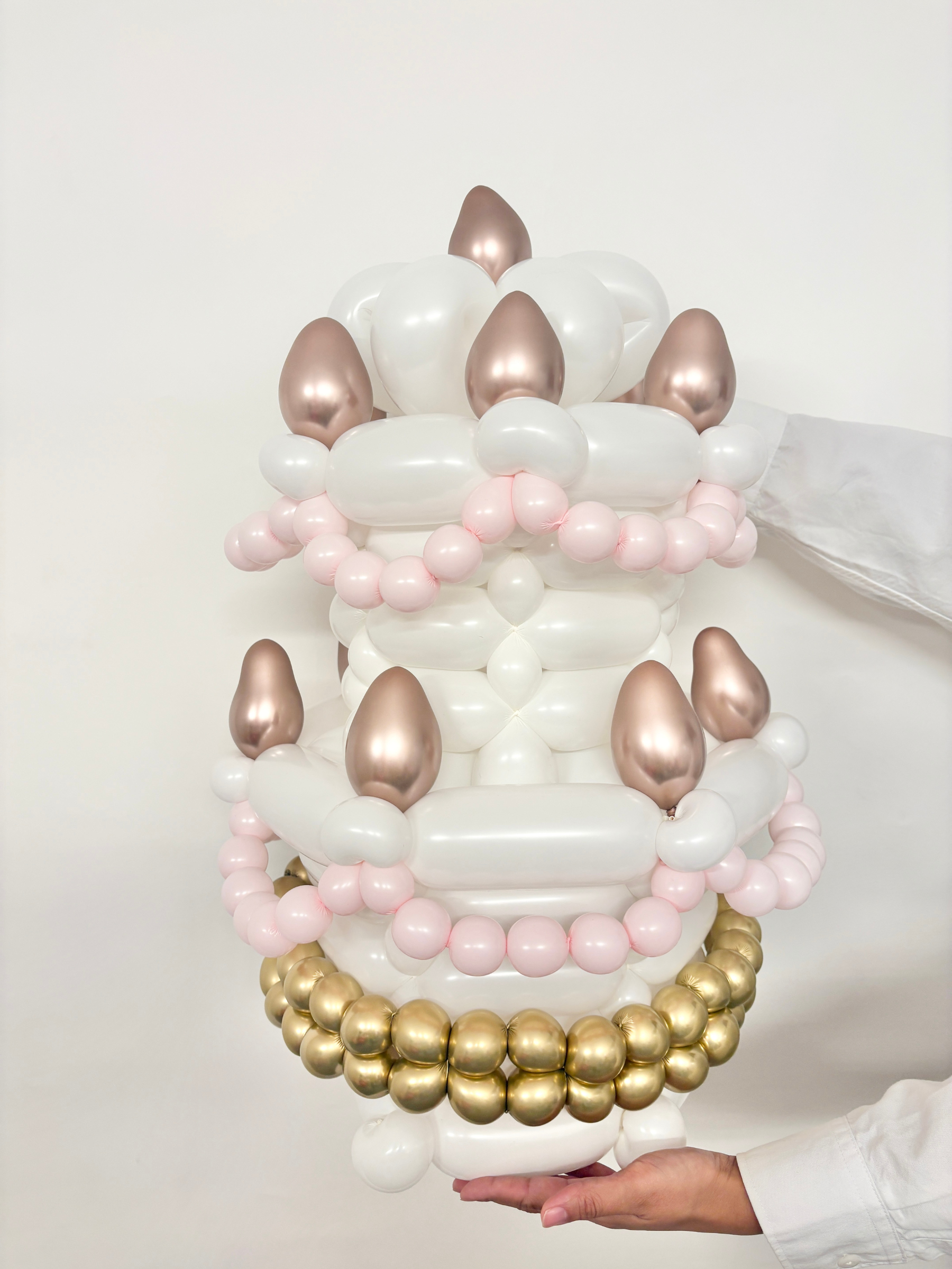 キャンドルタワーケーキ(ホワイト)