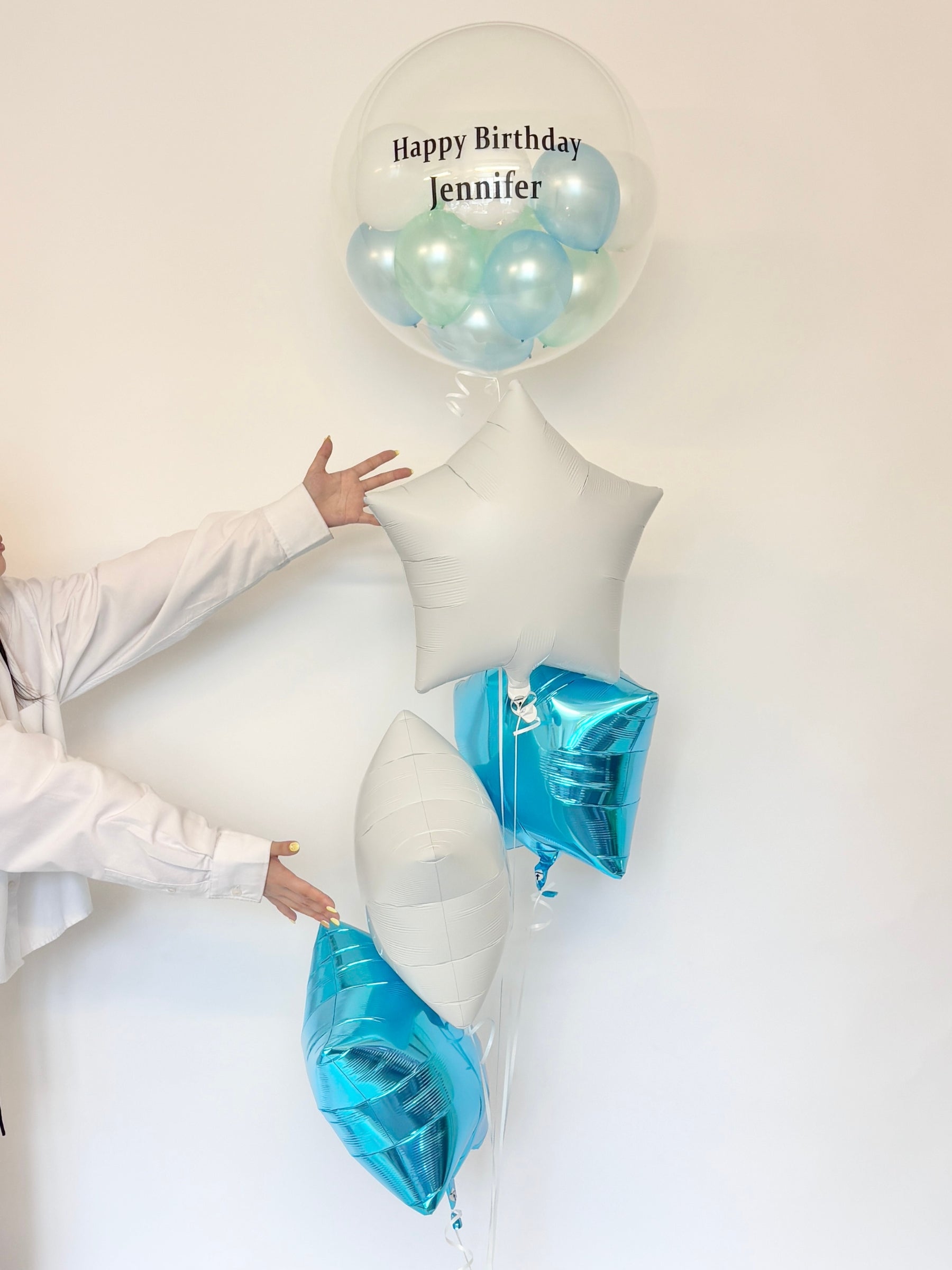 #色_ライトブルー/ホワイト