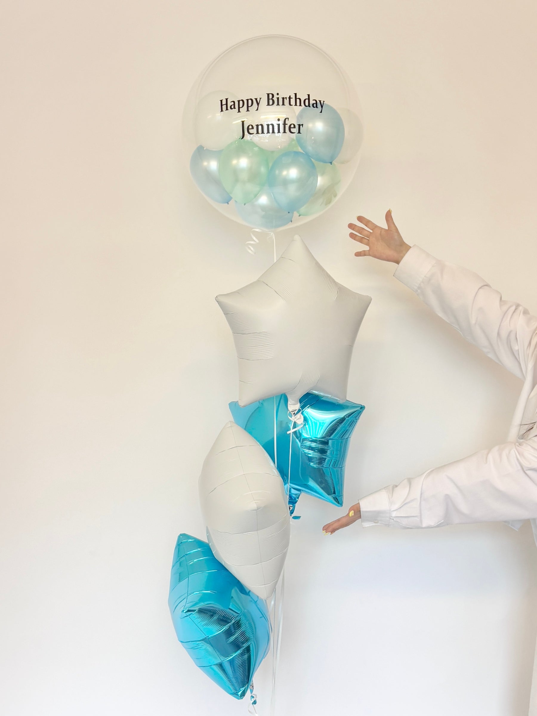 #色_ライトブルー/ホワイト