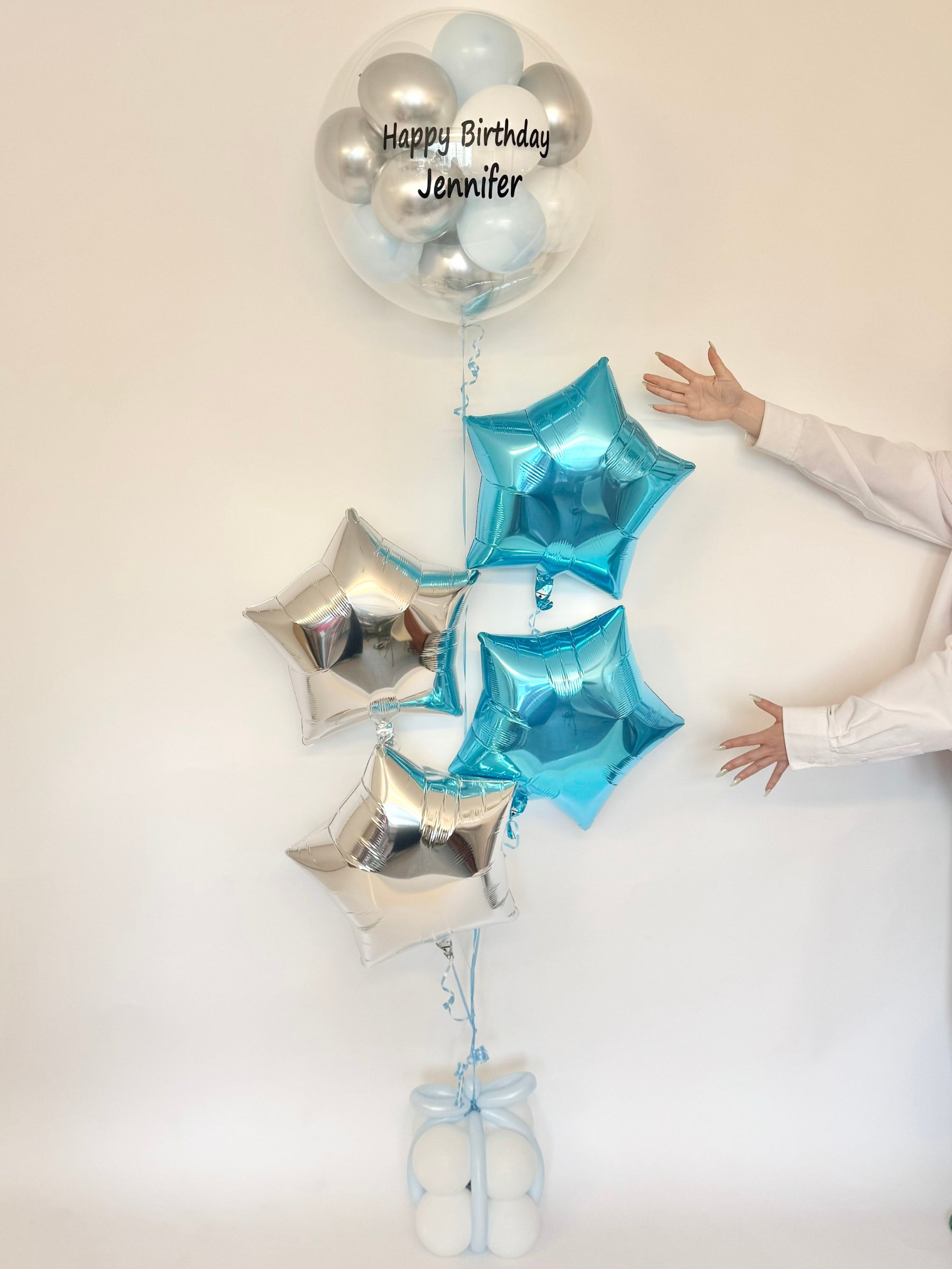 #色_ライトブルー/シルバー