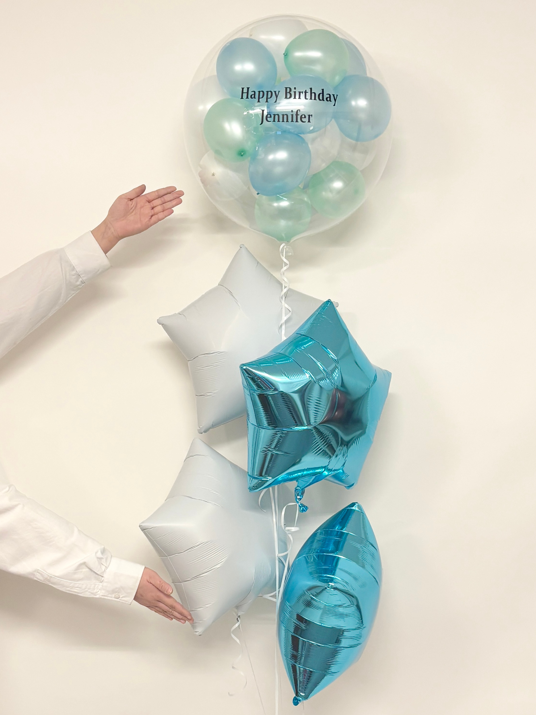 #色_ライトブルー/ホワイト