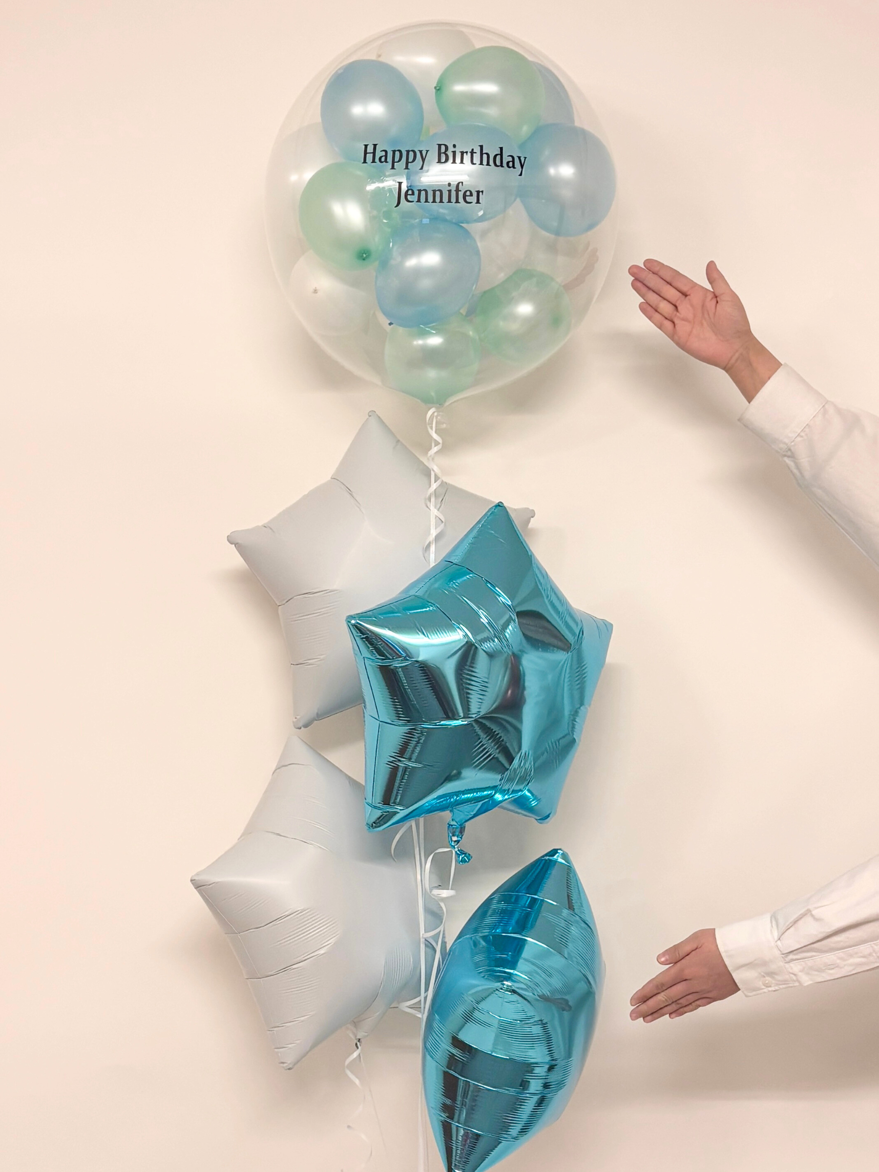 #色_ライトブルー/ホワイト