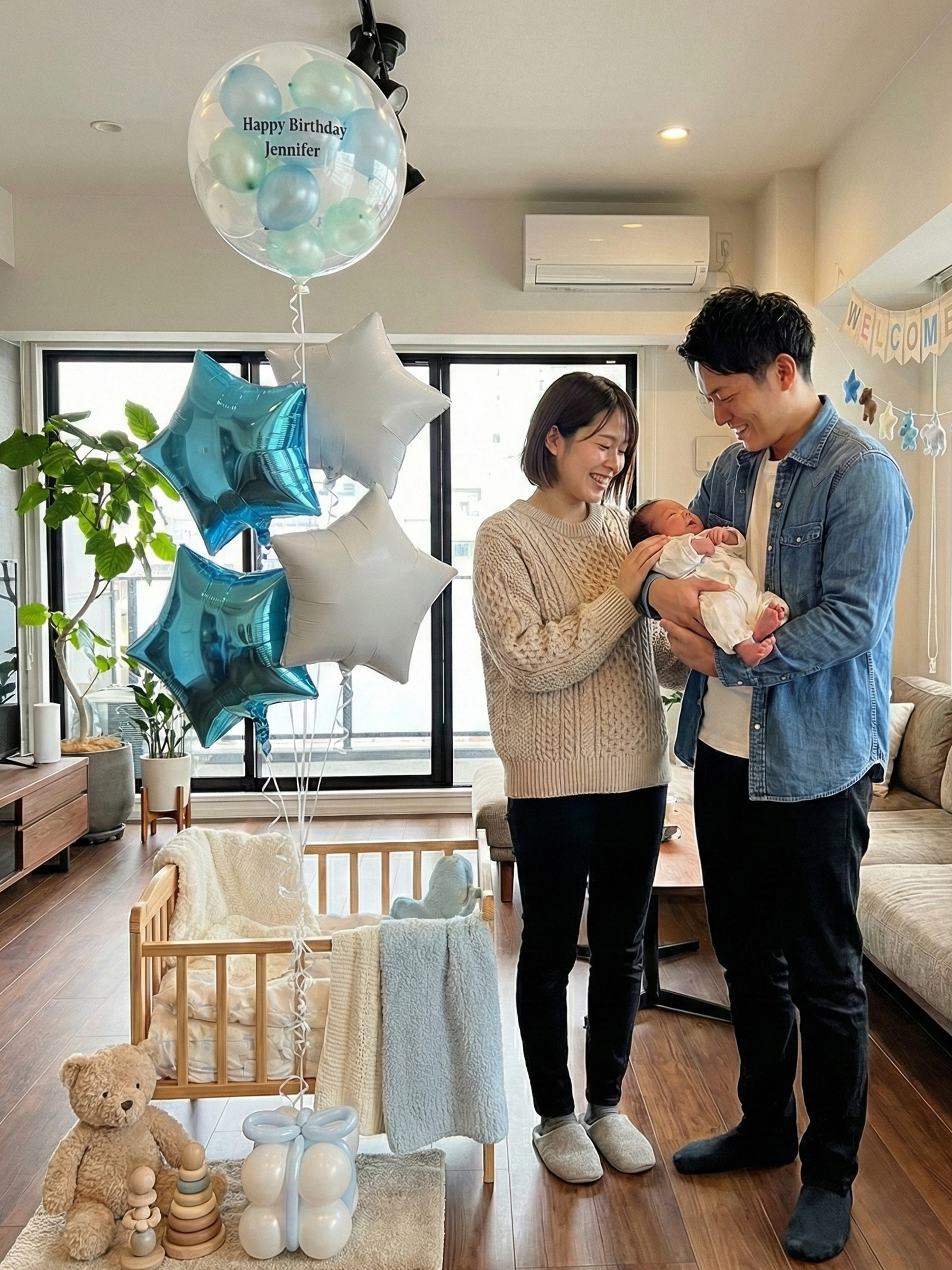 #色_ライトブルー/ホワイト