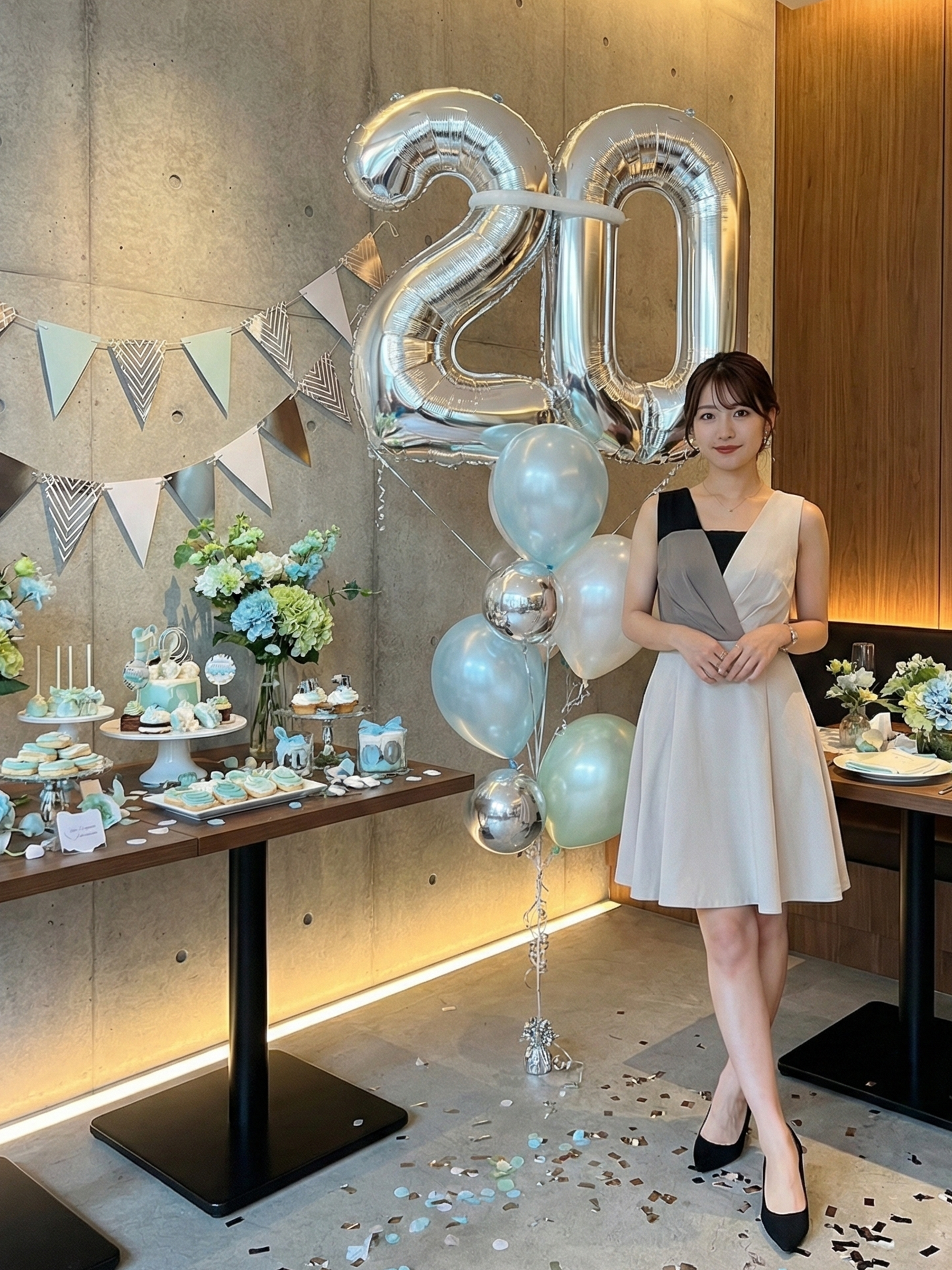 #色_パールブルー/ミント