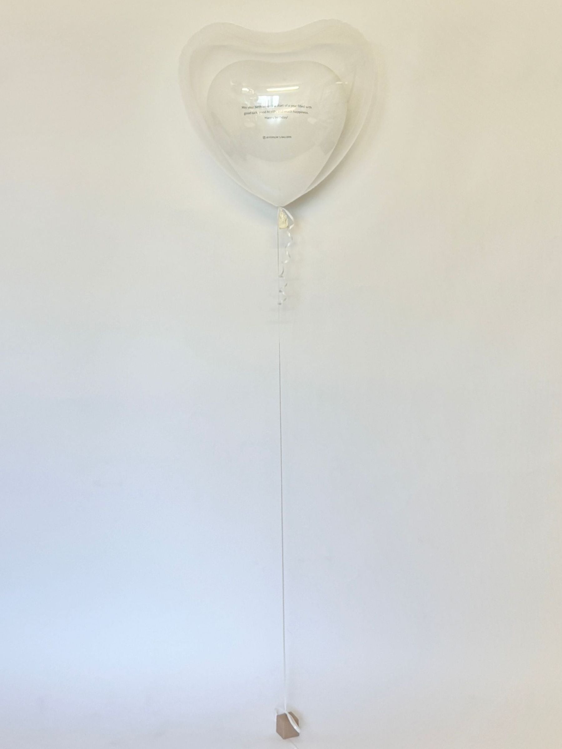英文入りオリジナルバルーン(ホワイト)
