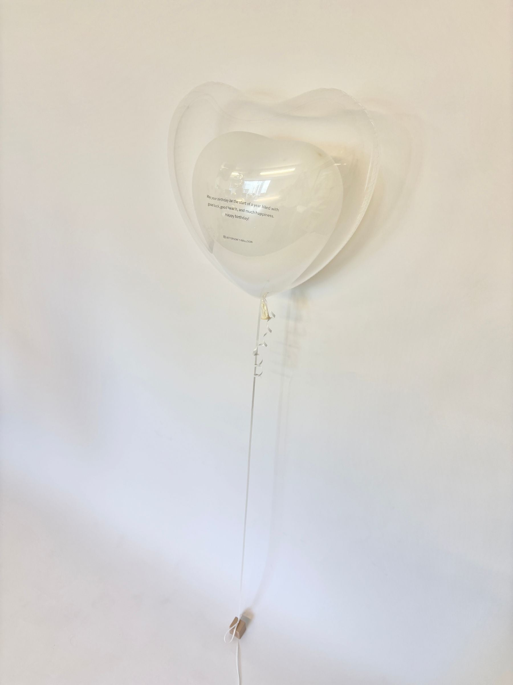 英文入りオリジナルバルーン(ホワイト)