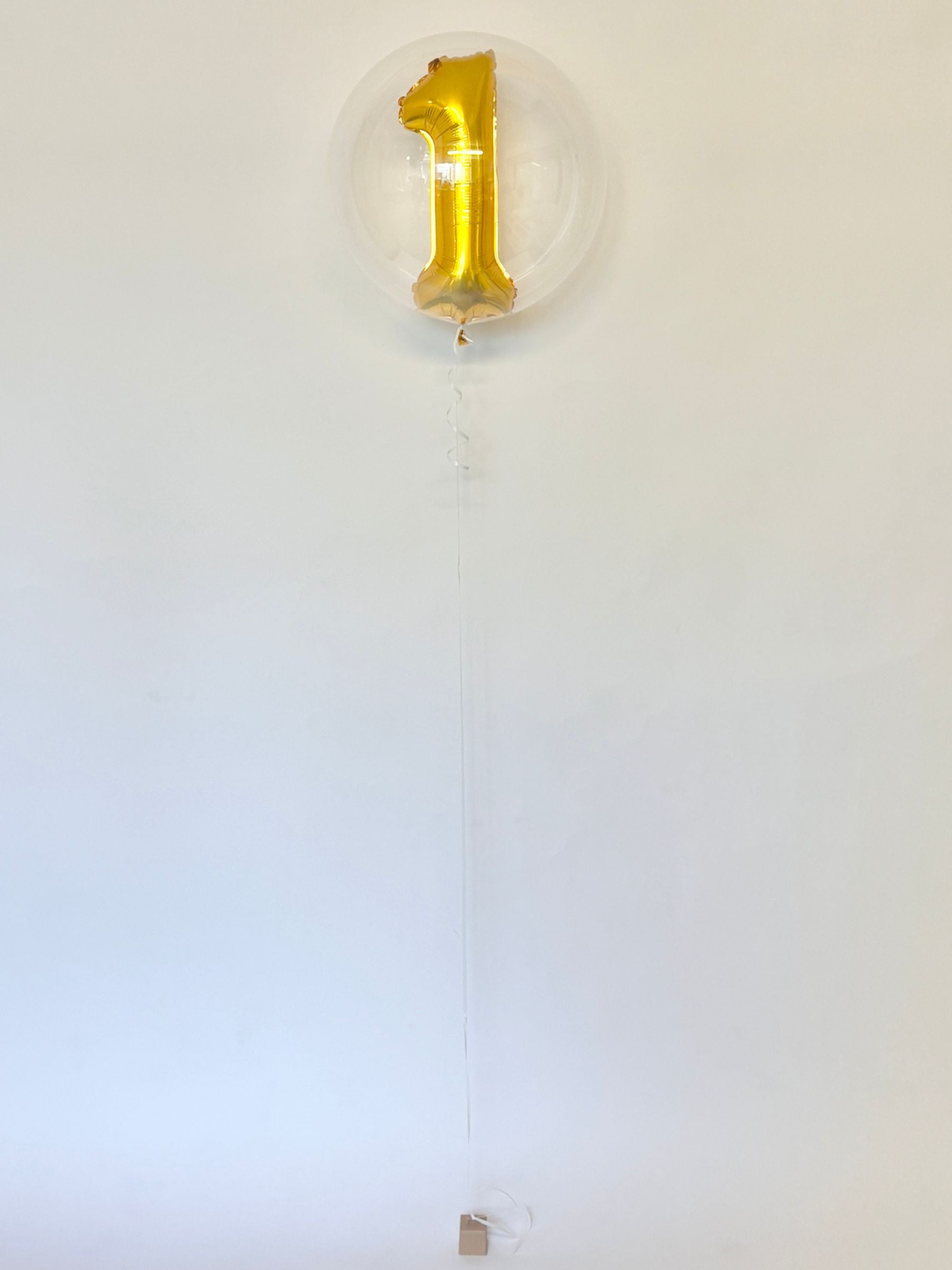 ナンバーインバルーン(ゴールド)