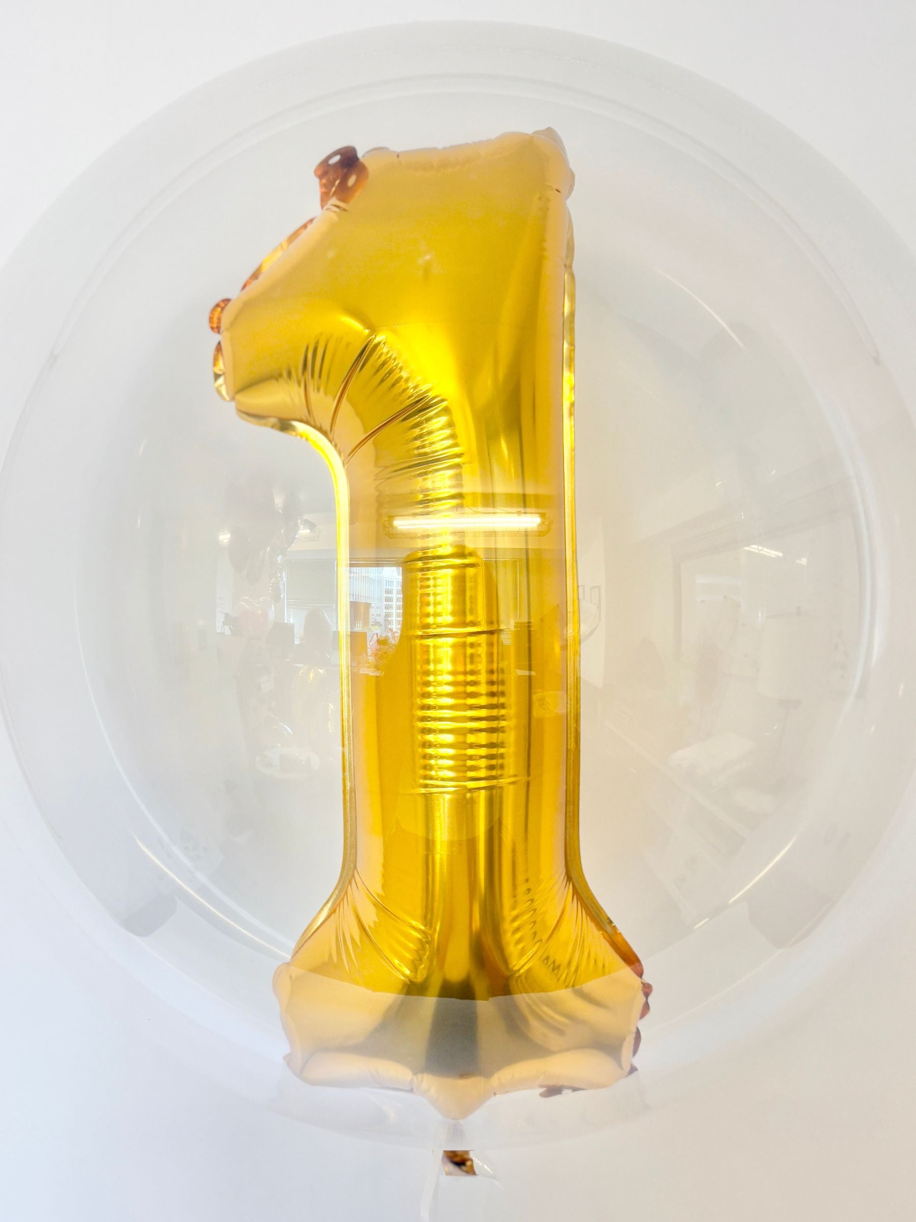 ナンバーインバルーン(ゴールド)