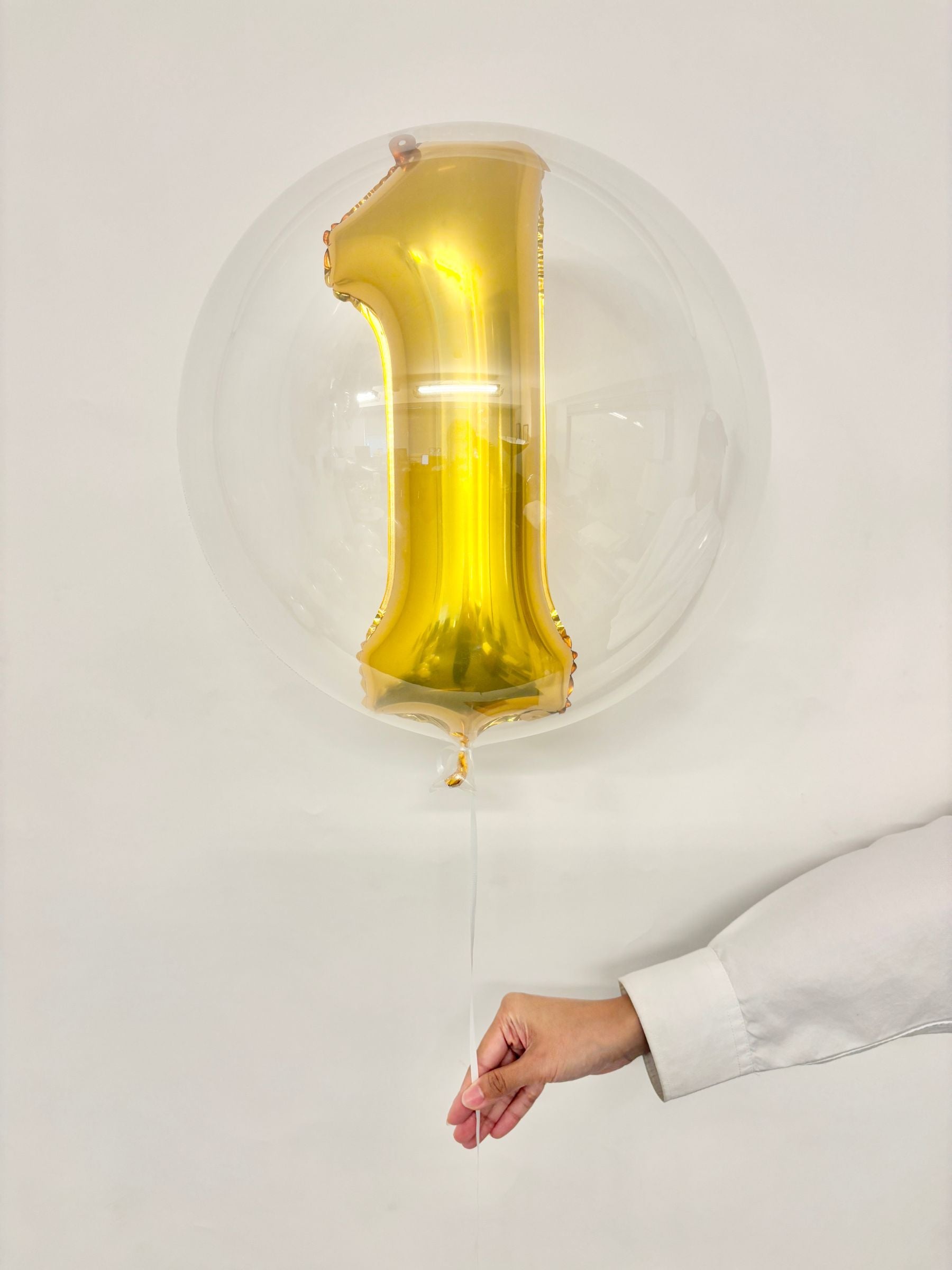 ナンバーインバルーン(ゴールド)