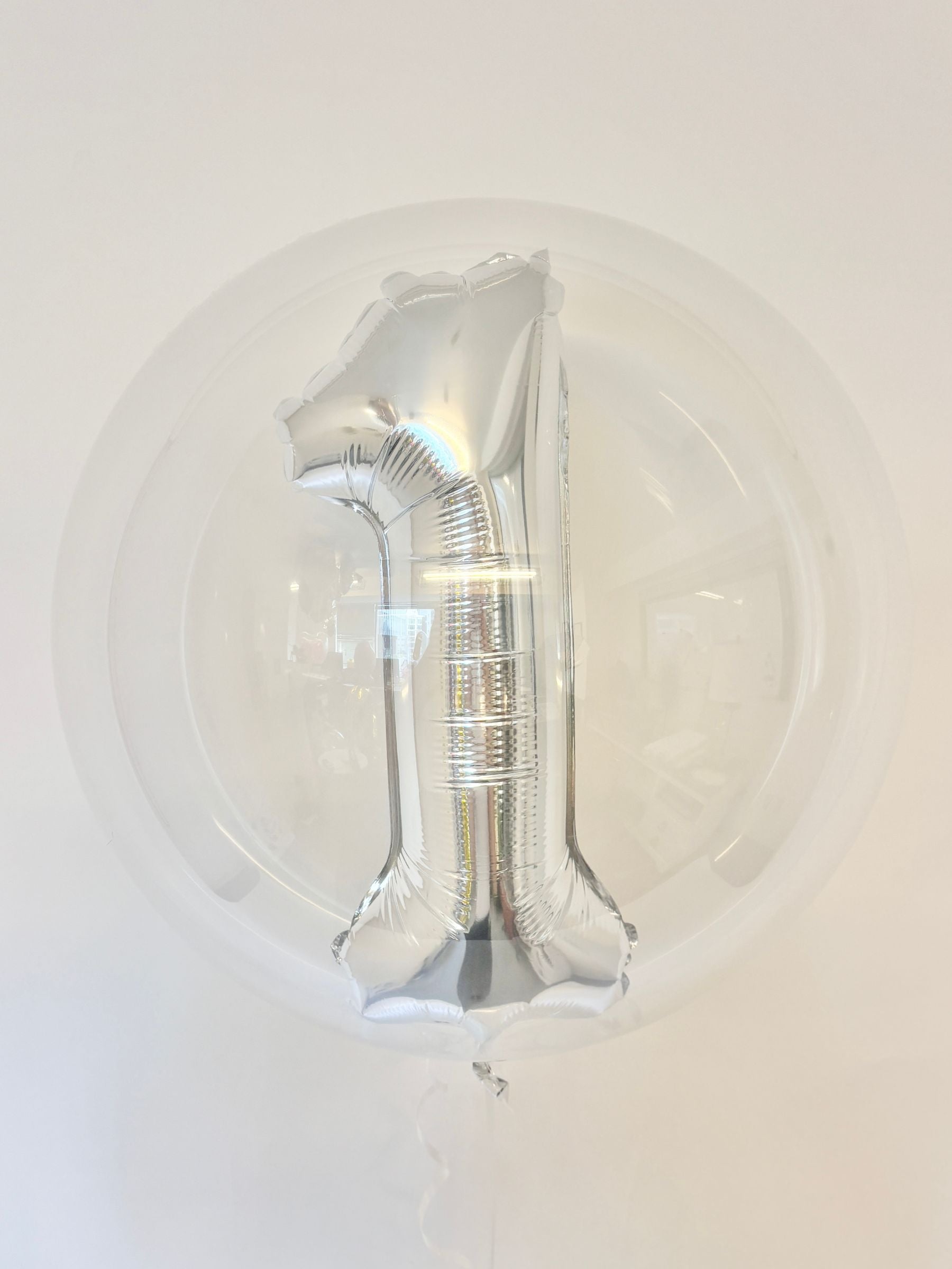 ナンバーインバルーン(シルバー)