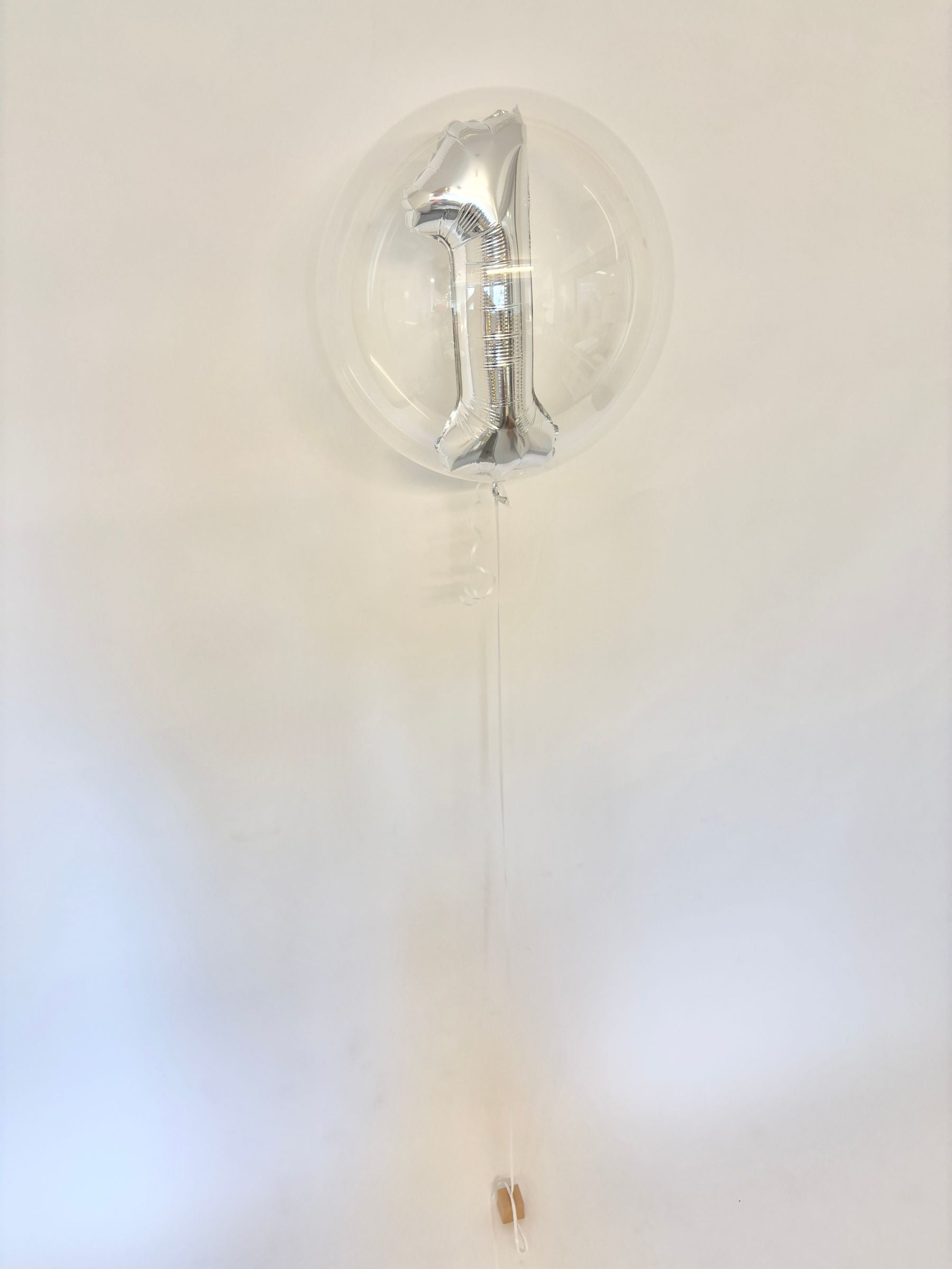 ナンバーインバルーン(シルバー)