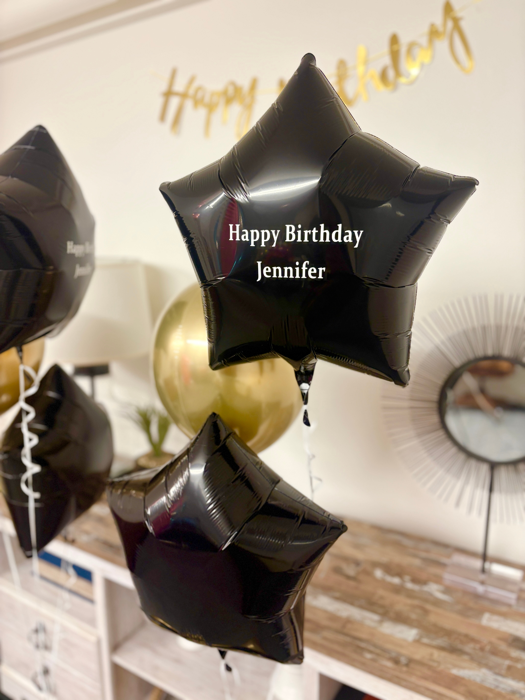 ホームデコレーションセット（ブラック/ゴールド）