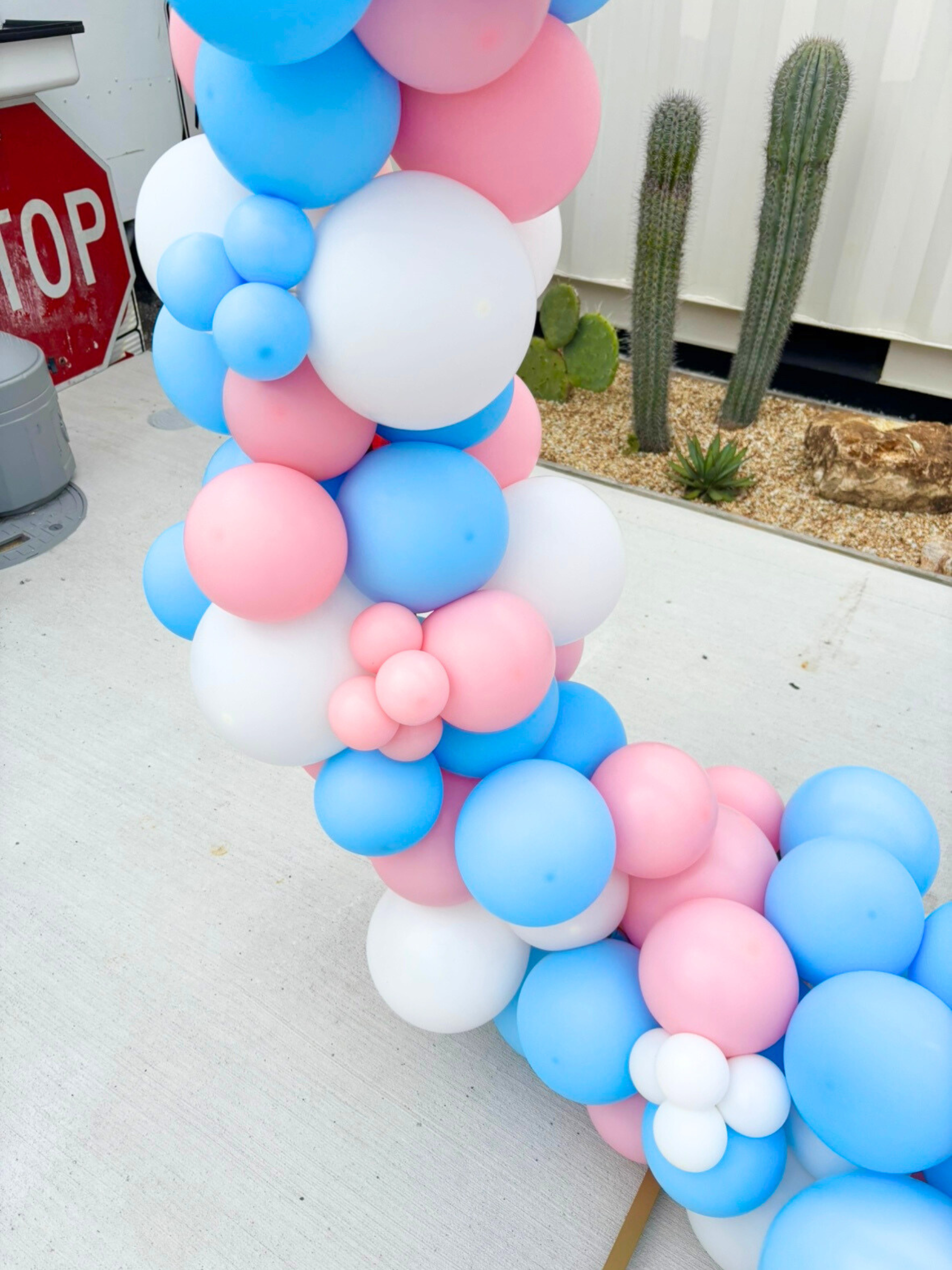 リングバルーン（ピンク/ブルー）